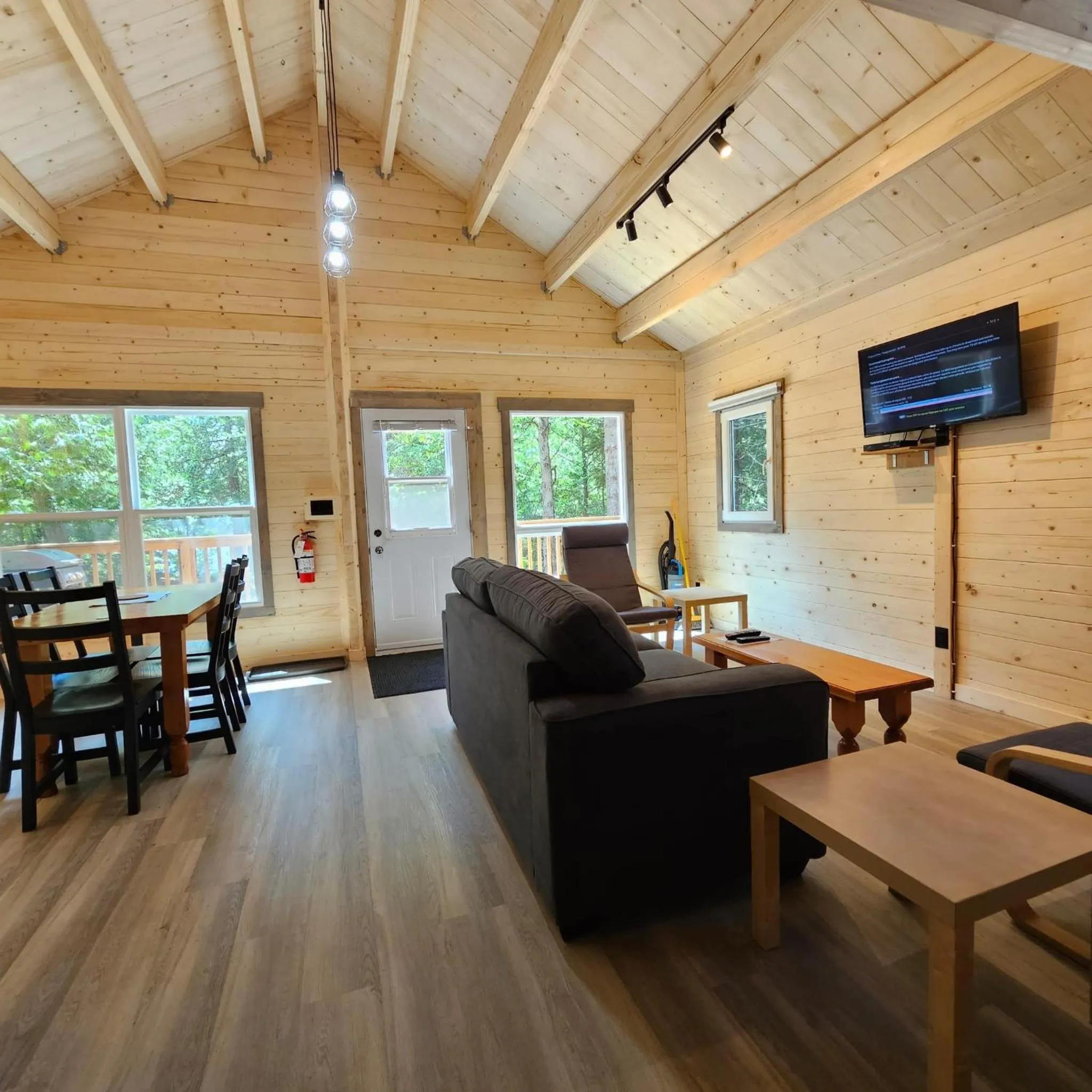 TV and multimedia in Parkway Cottage Resort and Trading Post