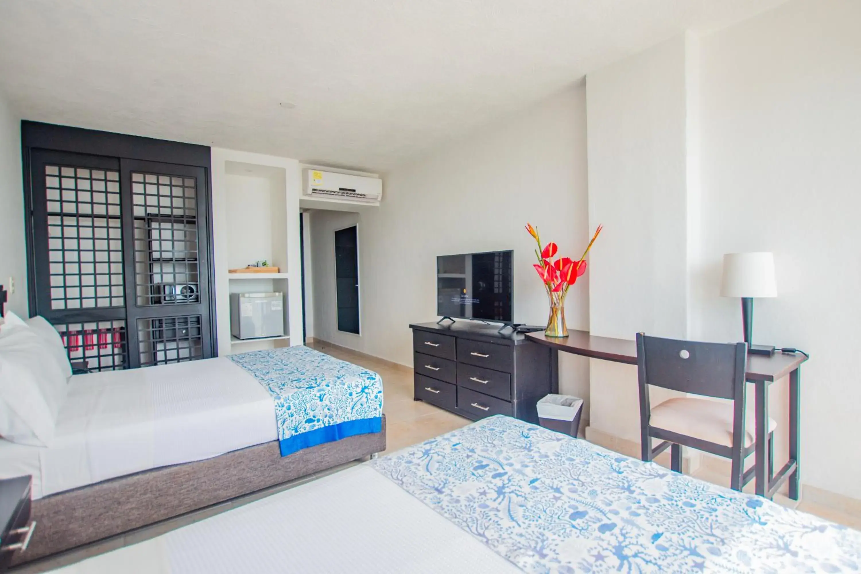 Bedroom, Bed in Blu Hotel by Tamaca Bedroom, Bed in Blu Hotel by Tamaca