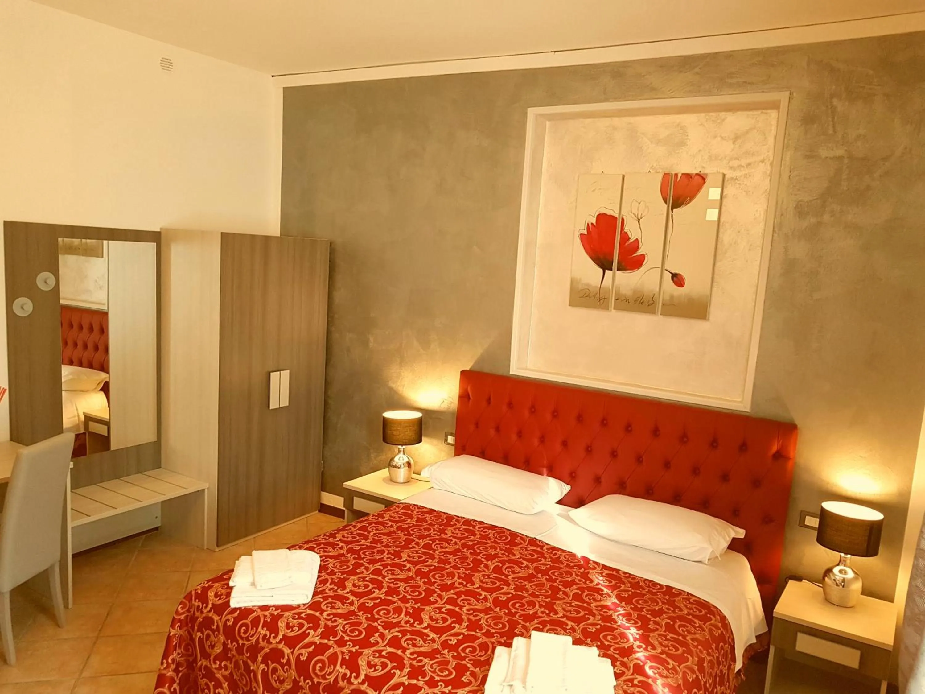 Photo of the whole room, Bed in B&B La Cittadella