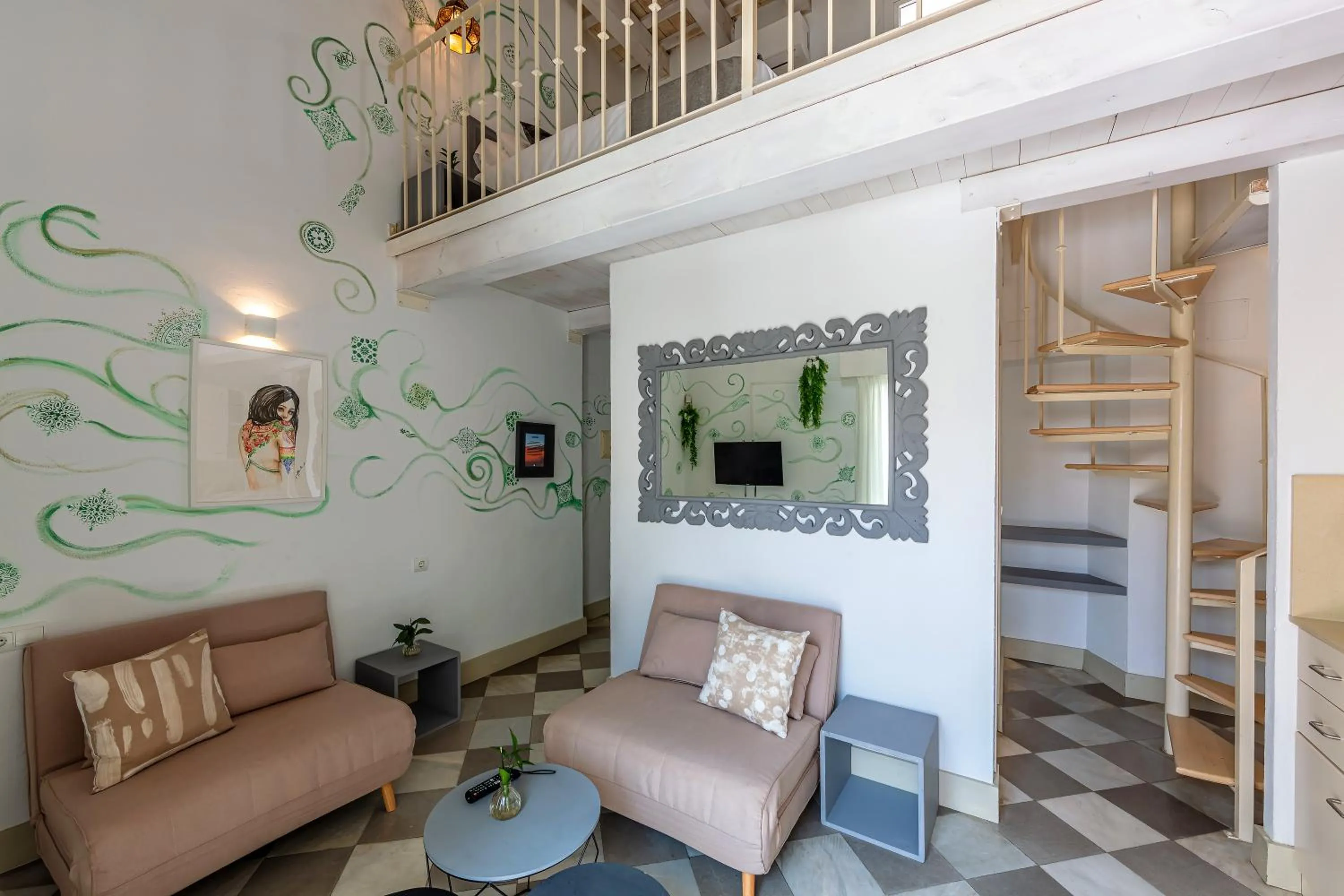 Living room in La Casa de la Favorita