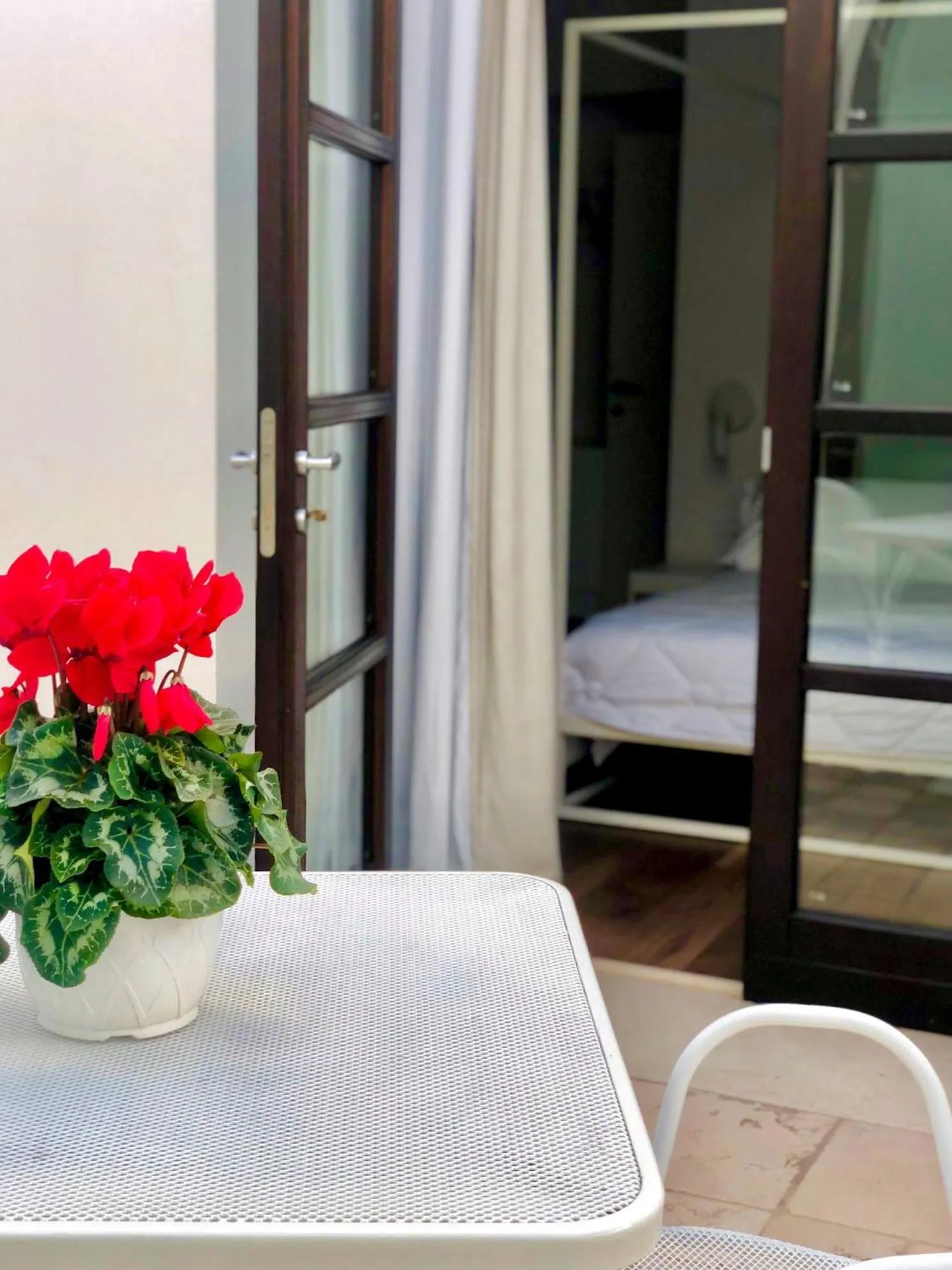 Bed in Hotel Saraceno Al Faro