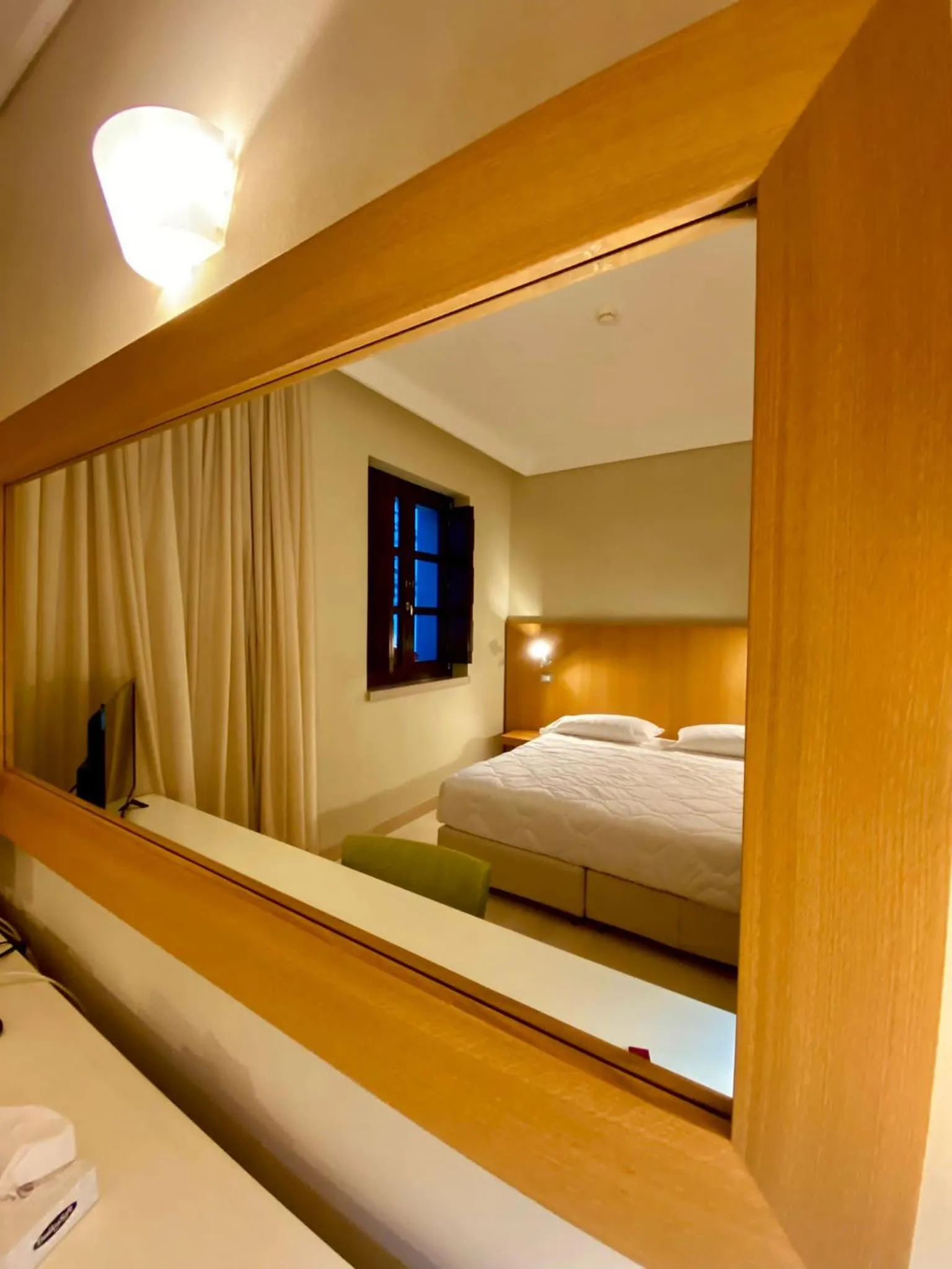 Bed in Hotel Saraceno Al Faro