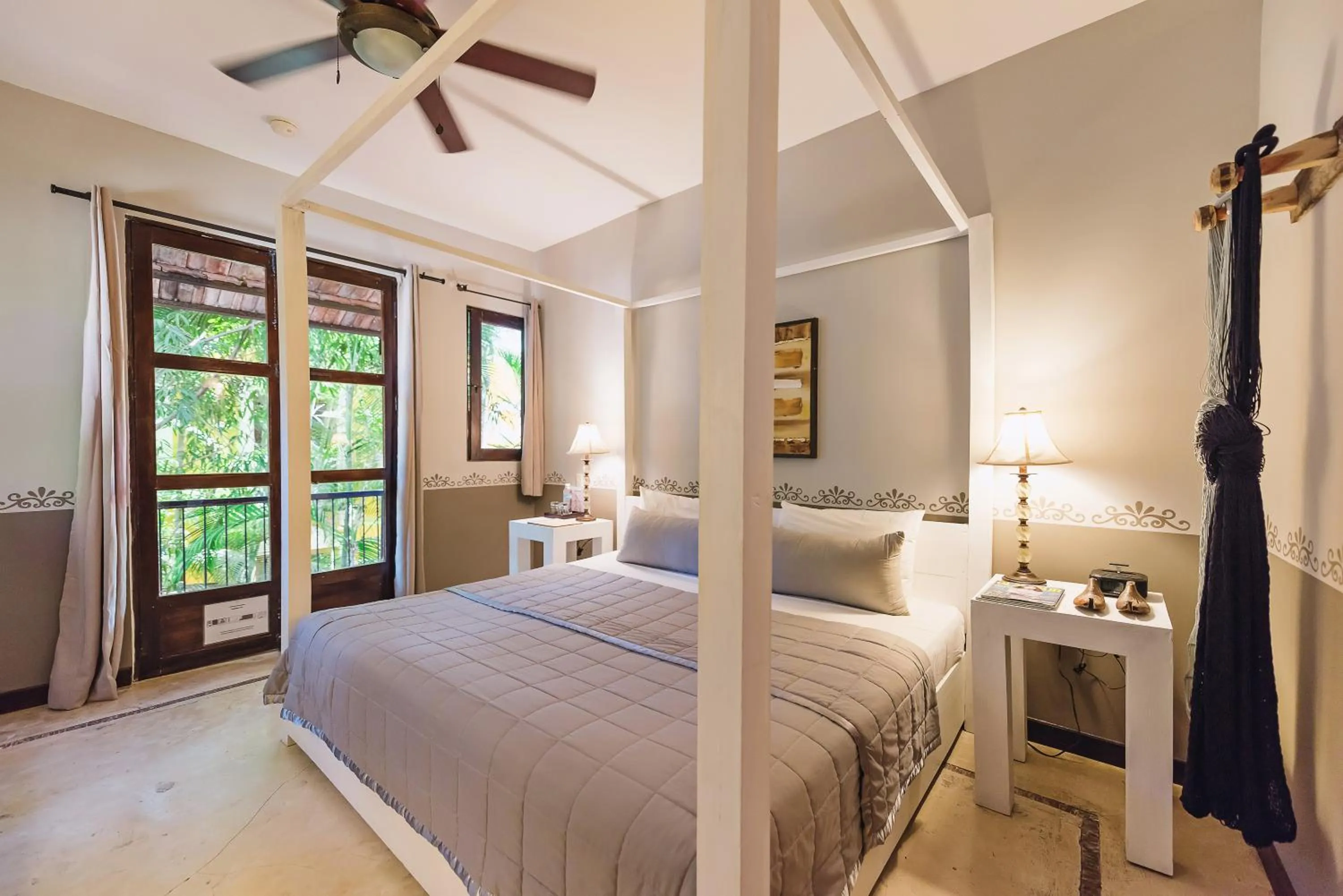 Bed in Hotel Hacienda Mérida