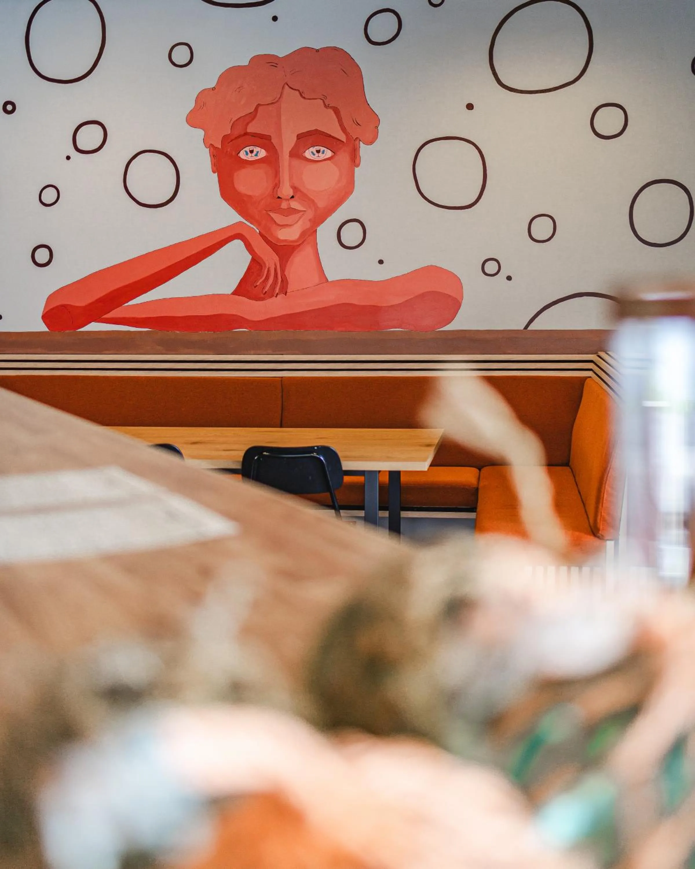 Decorative detail, Bed in Live Lofoten Hotel