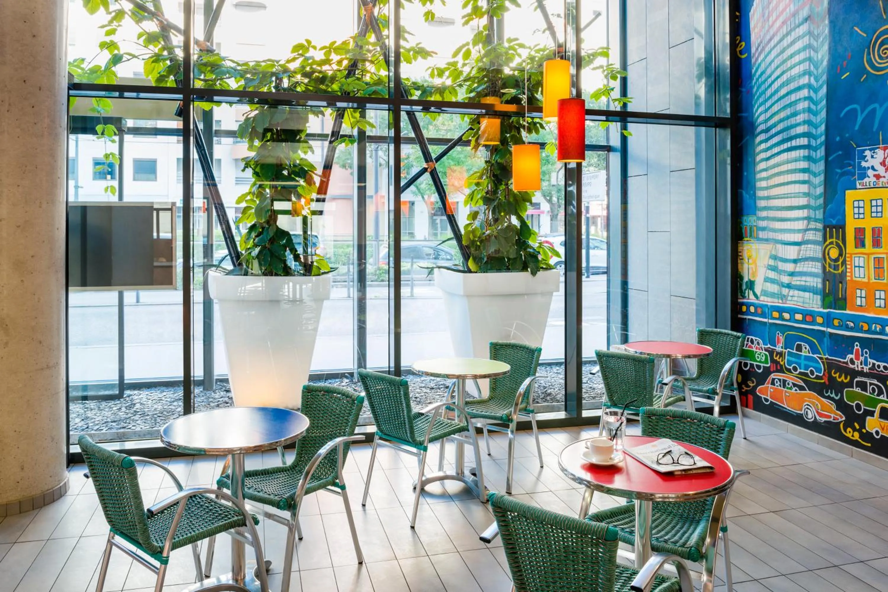 Lobby or reception in Ibis Budget Lyon Centre - Gare Part Dieu