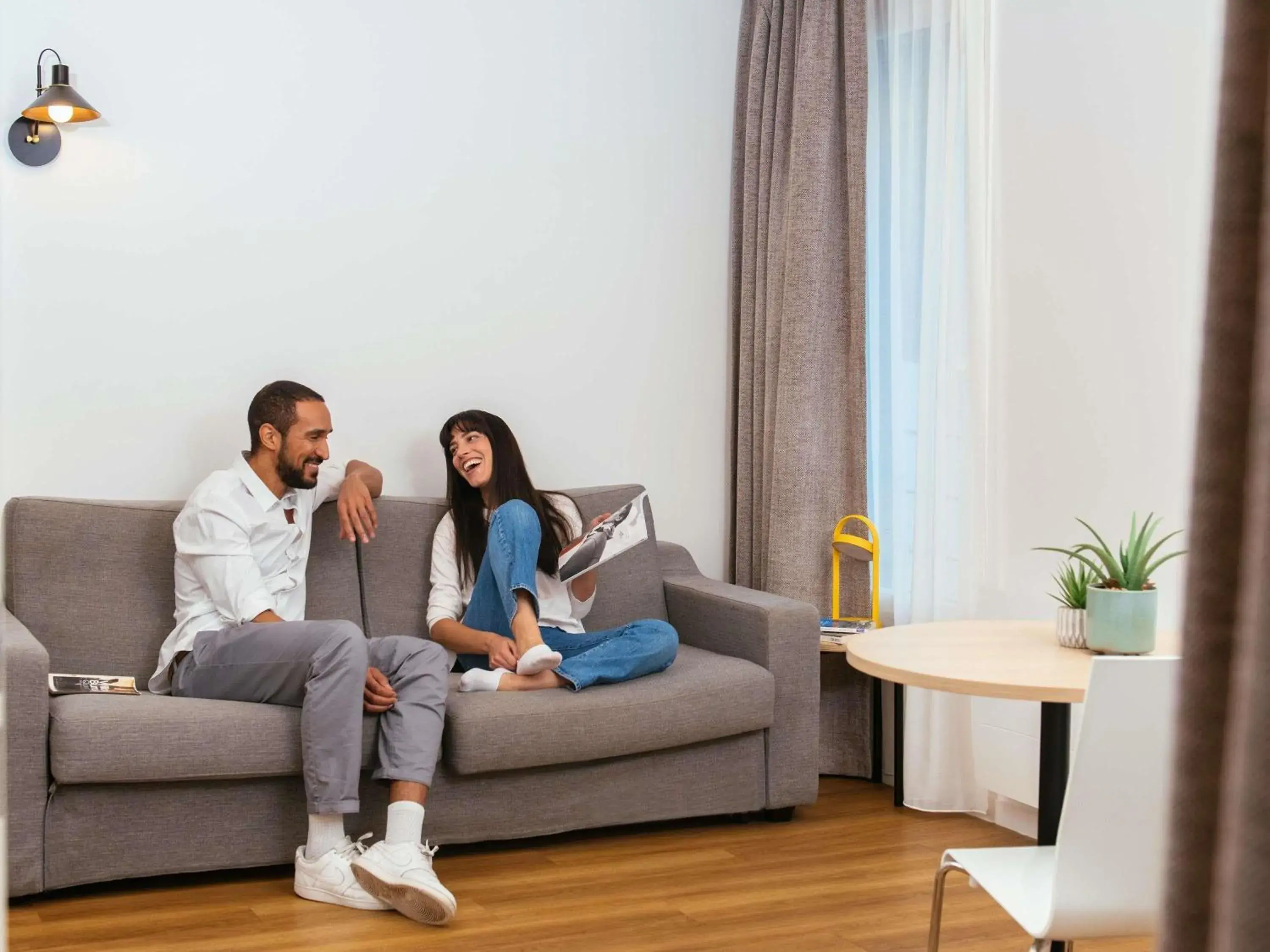 Bedroom in Aparthotel Adagio Access Paris Asnières Bedroom in Aparthotel Adagio Access Paris Asnières