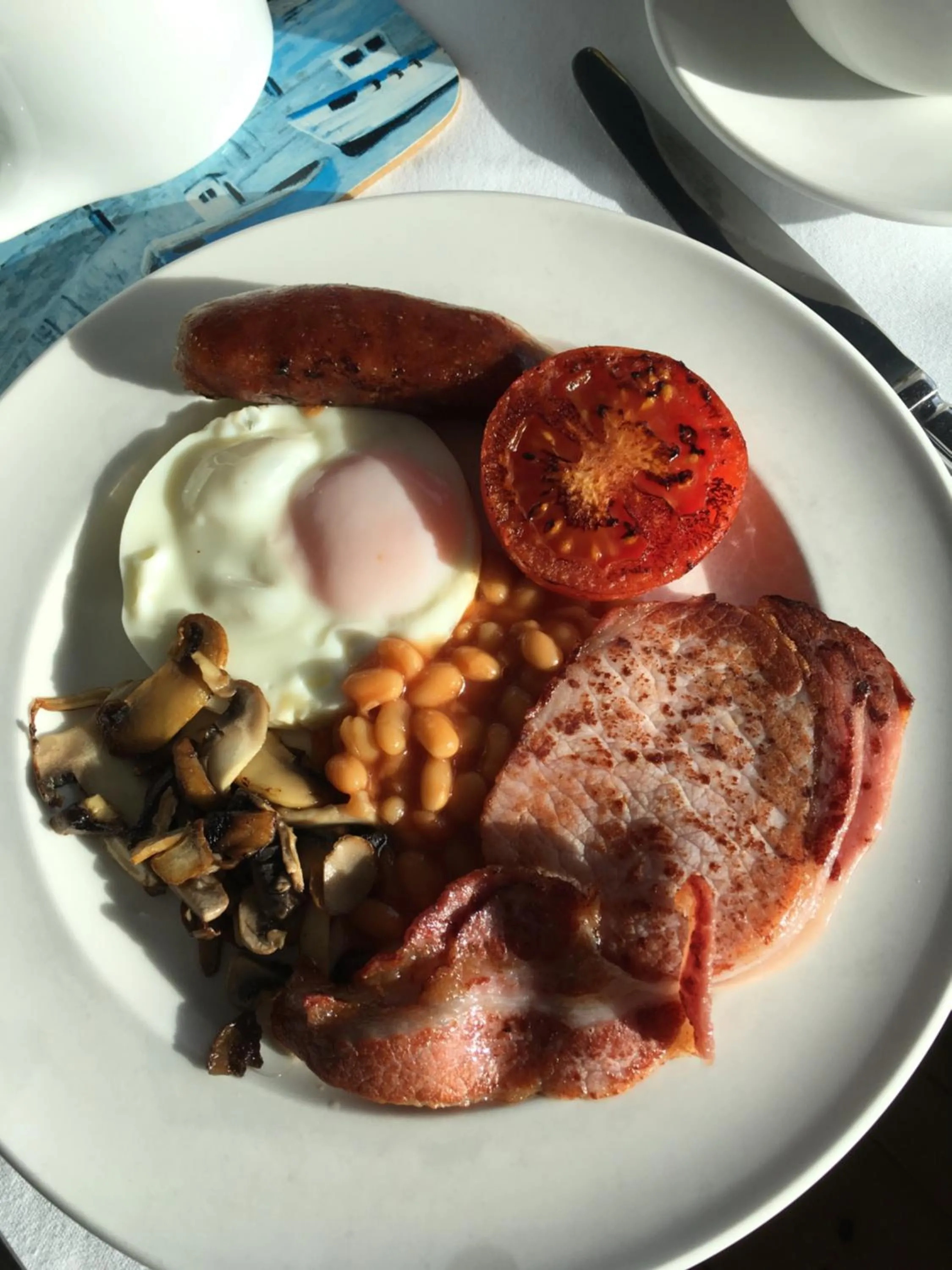 Food close-up in Honeycombe House