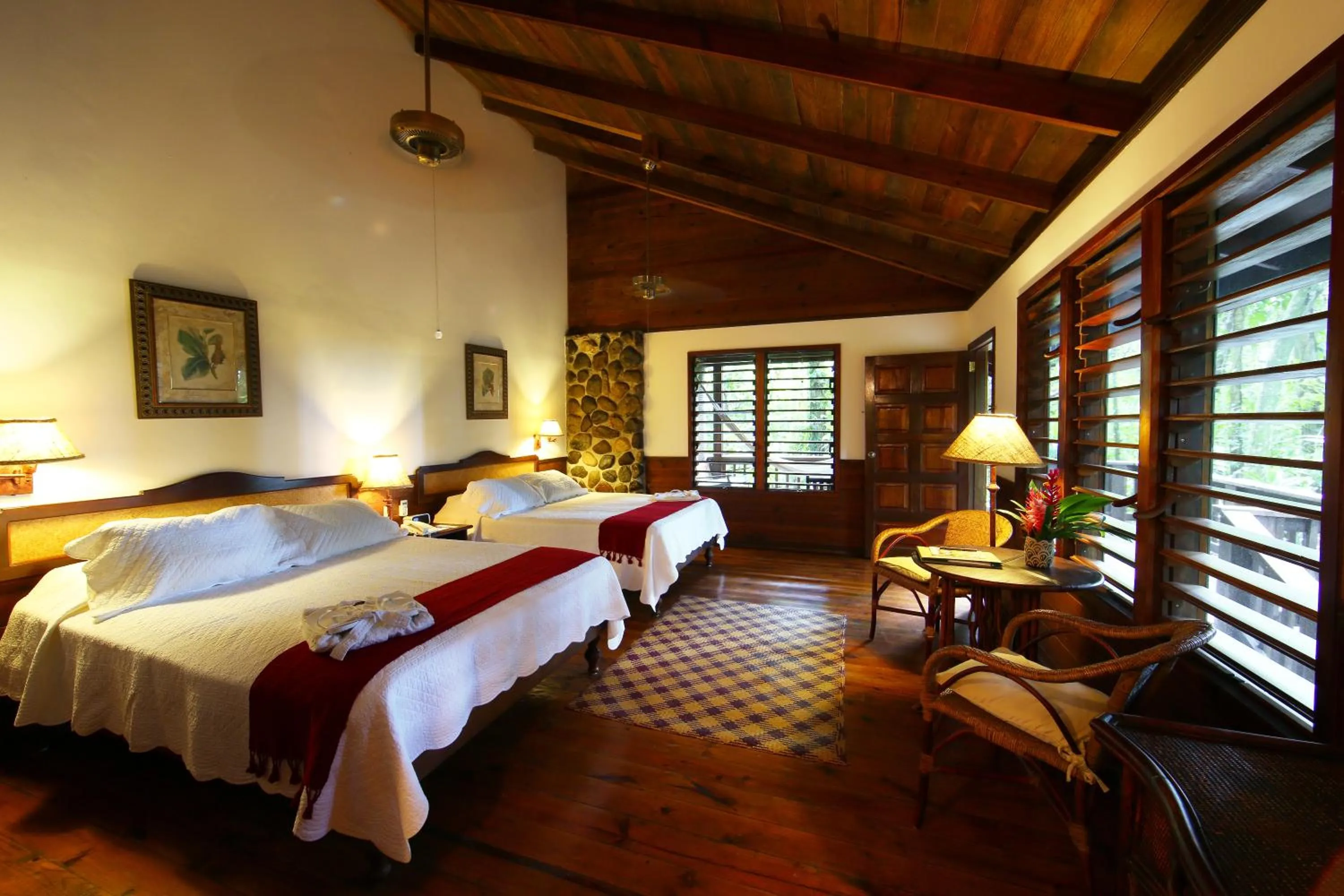 Photo of the whole room, Bed in The Lodge at Pico Bonito