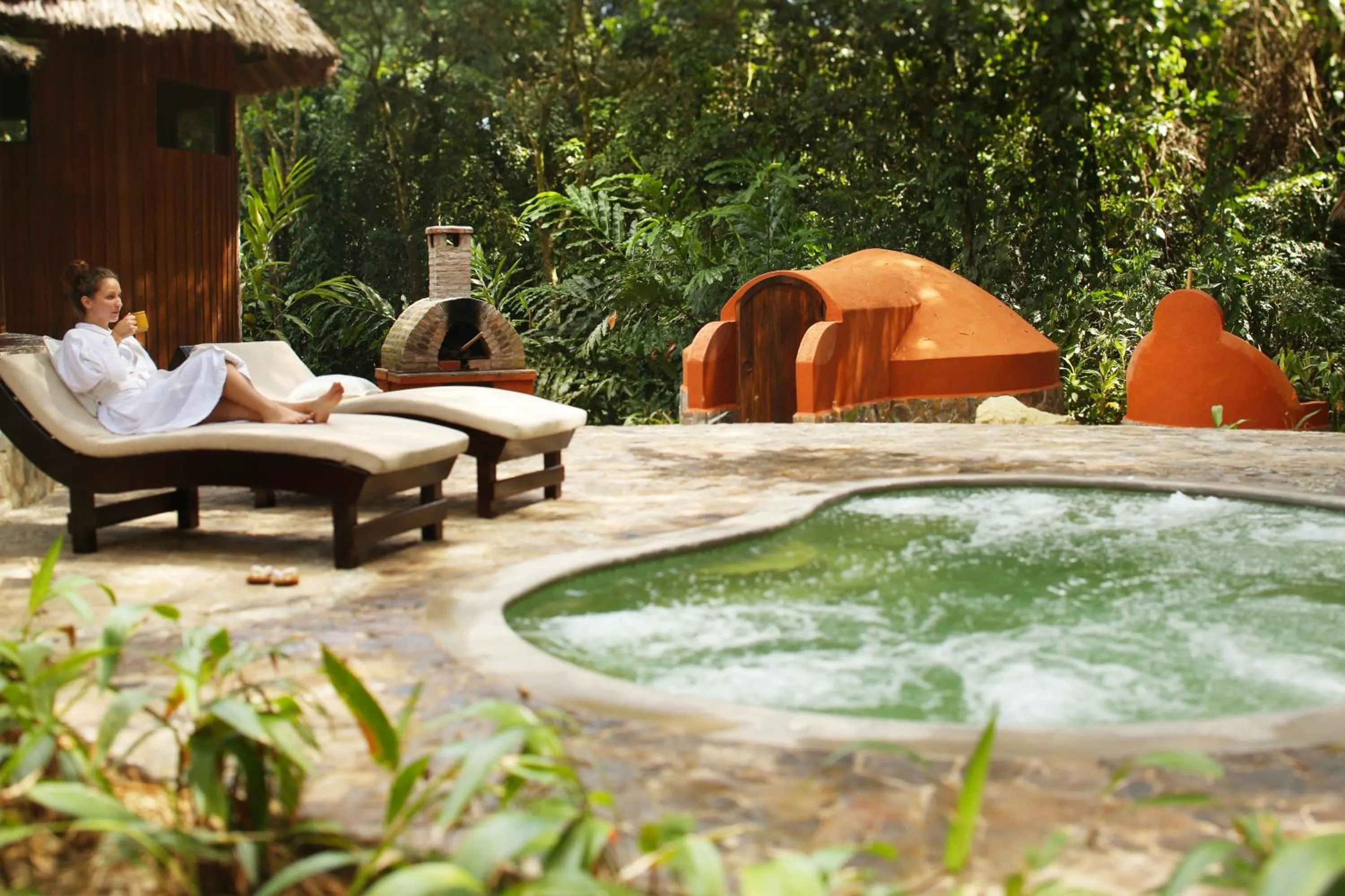 Hot Tub in The Lodge at Pico Bonito