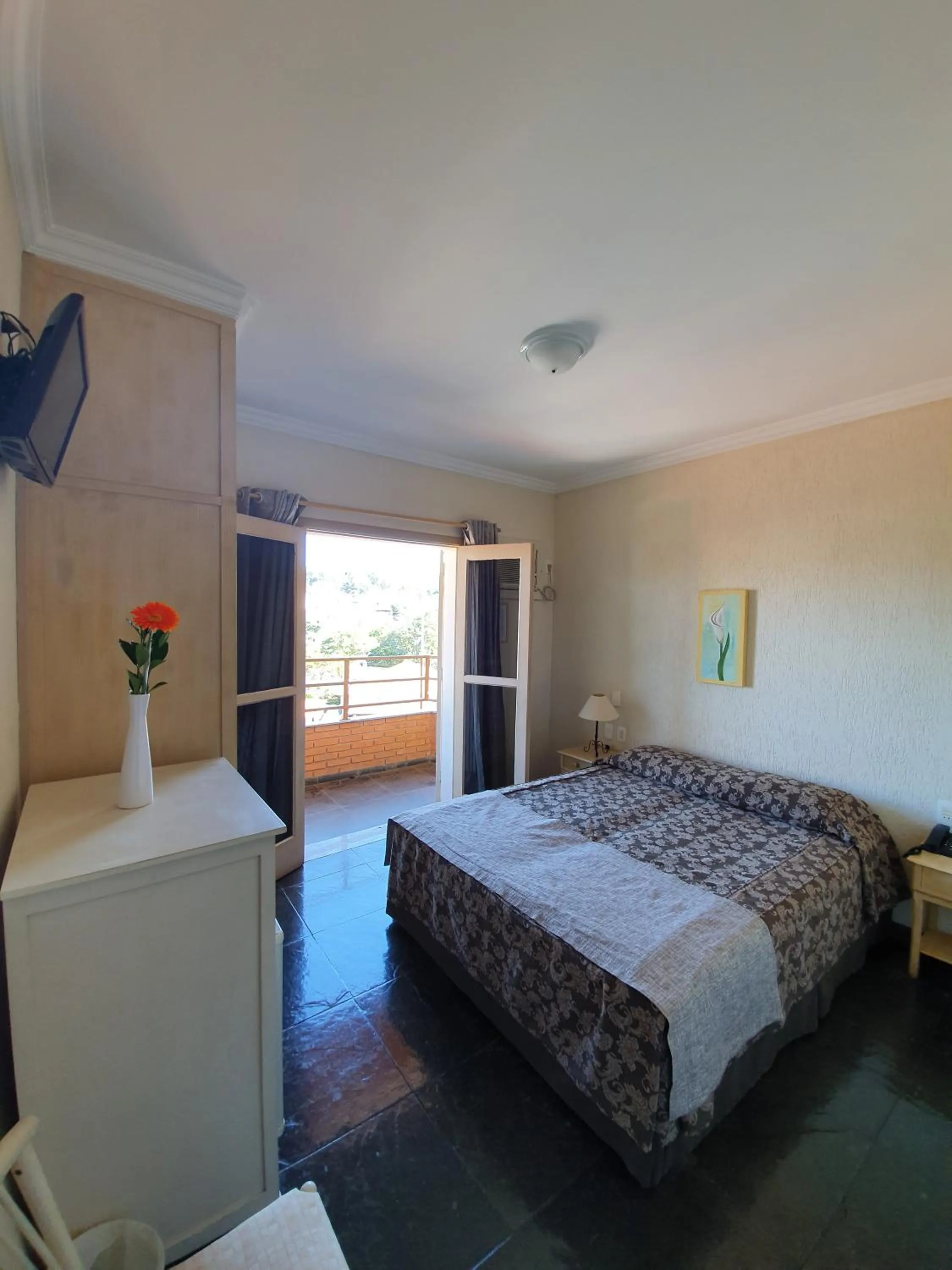 Bed in Hotel Portal das Aguas