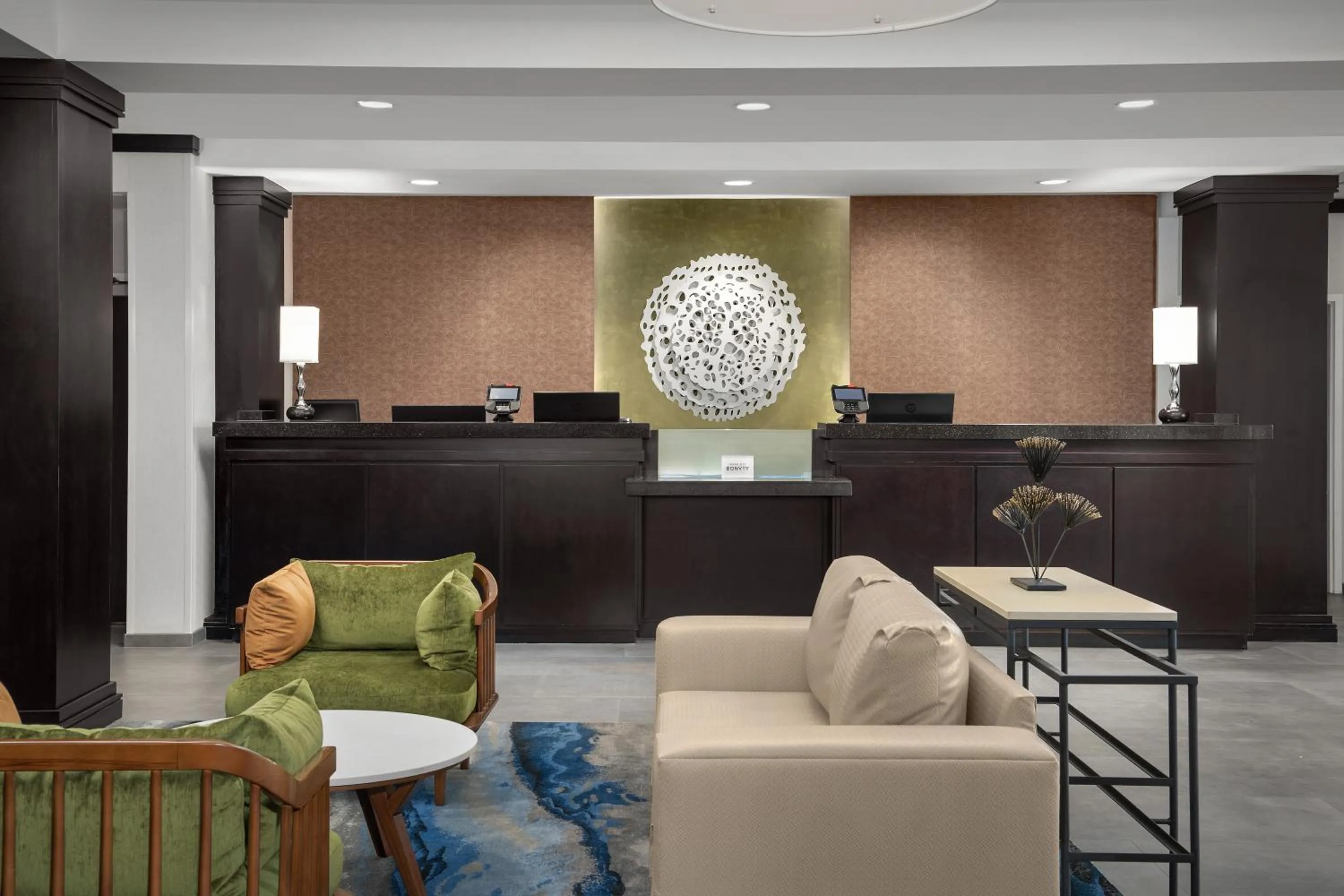 Lobby or reception in Fairfield by Marriott Tacoma Puyallup