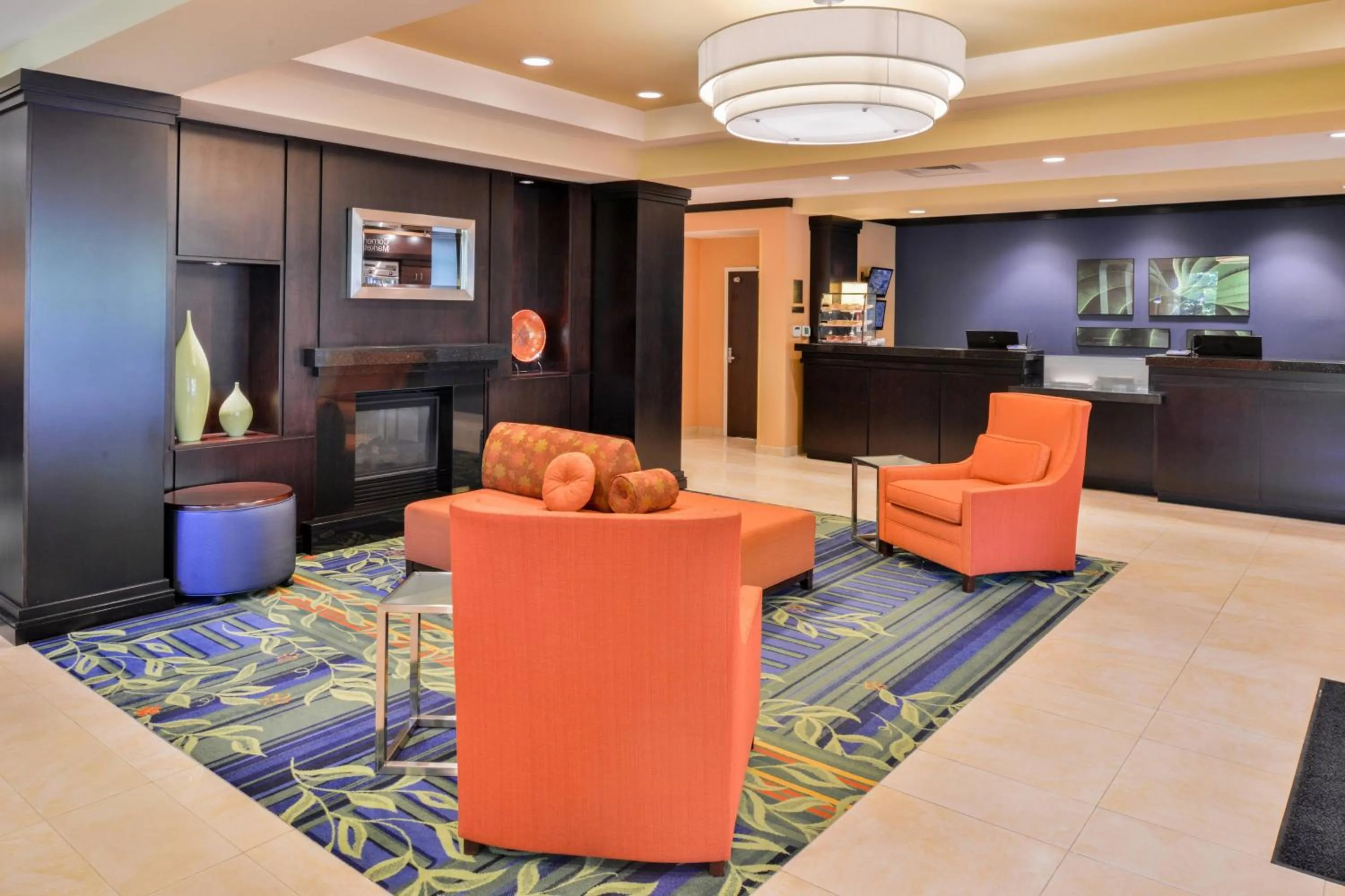Lobby or reception in Fairfield by Marriott Tacoma Puyallup