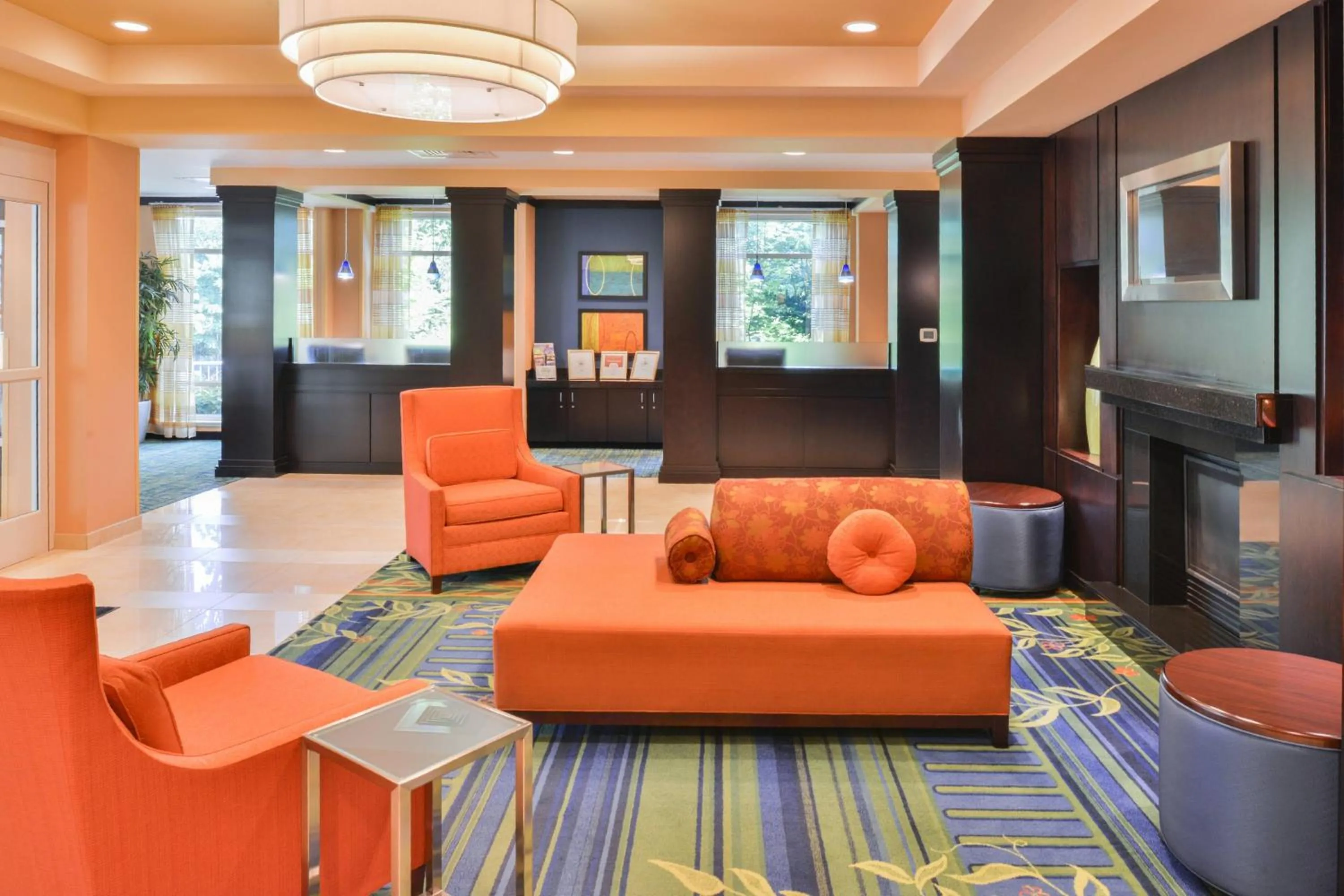 Lobby or reception in Fairfield by Marriott Tacoma Puyallup