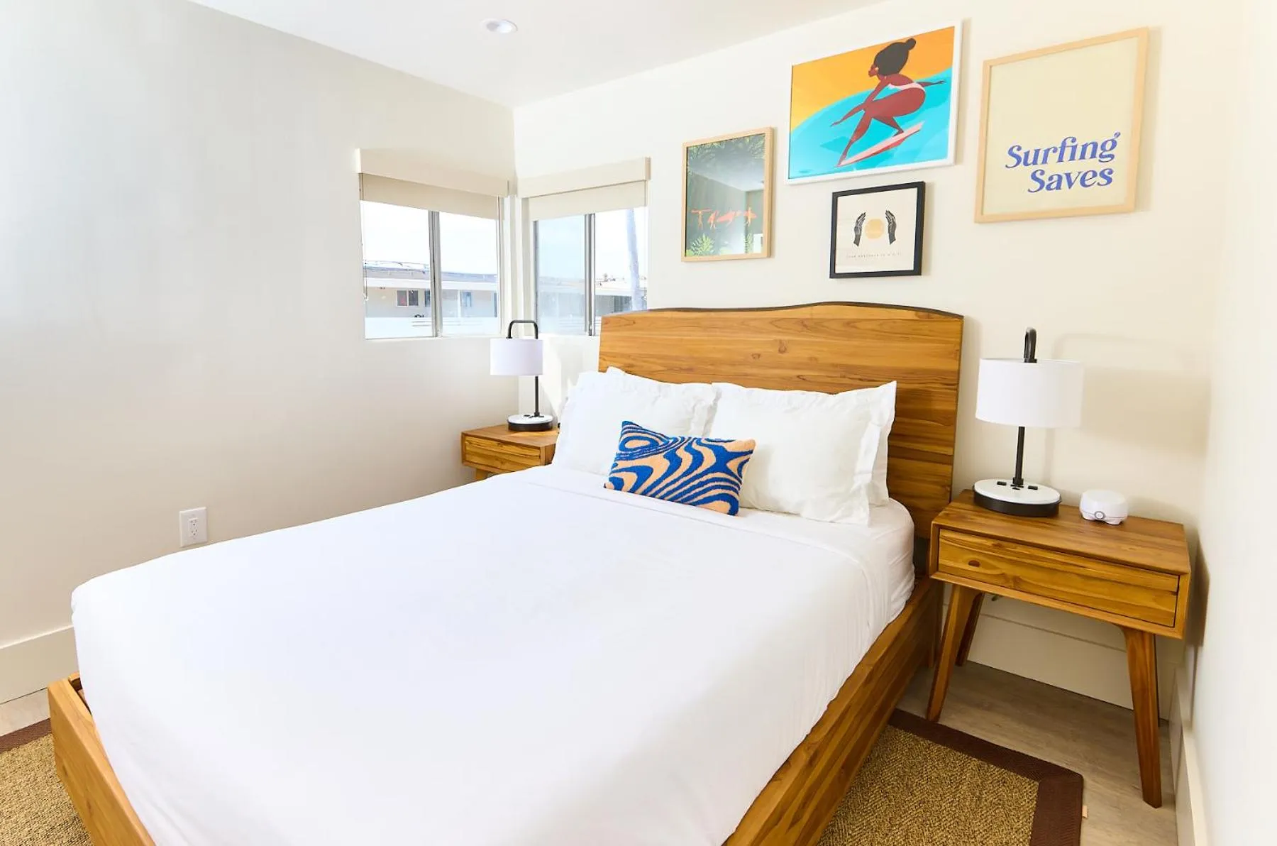 Bed in Laguna Surf Lodge by SCP Hotels