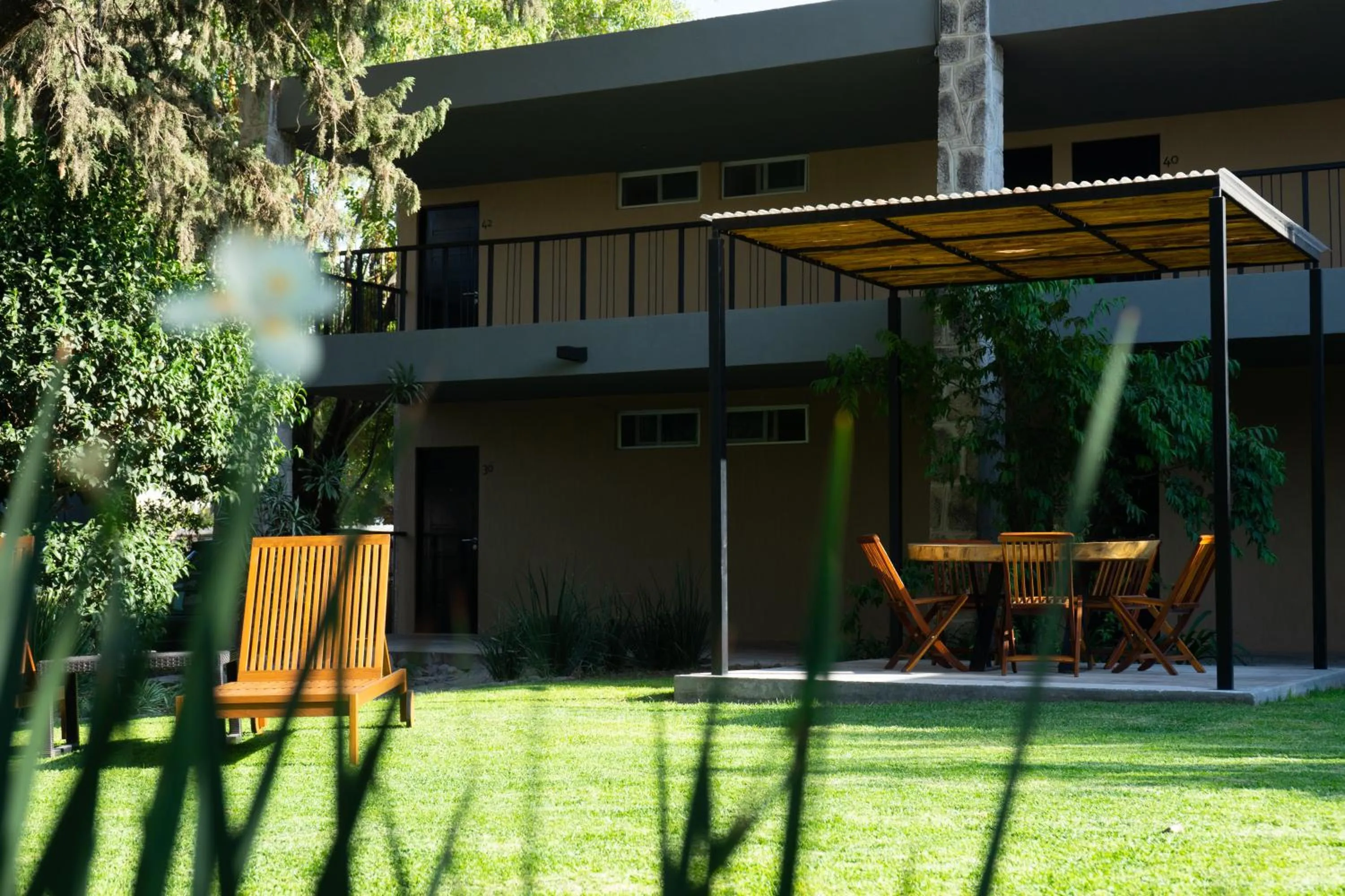 Garden view in Hotel Rio Tequisquiapan