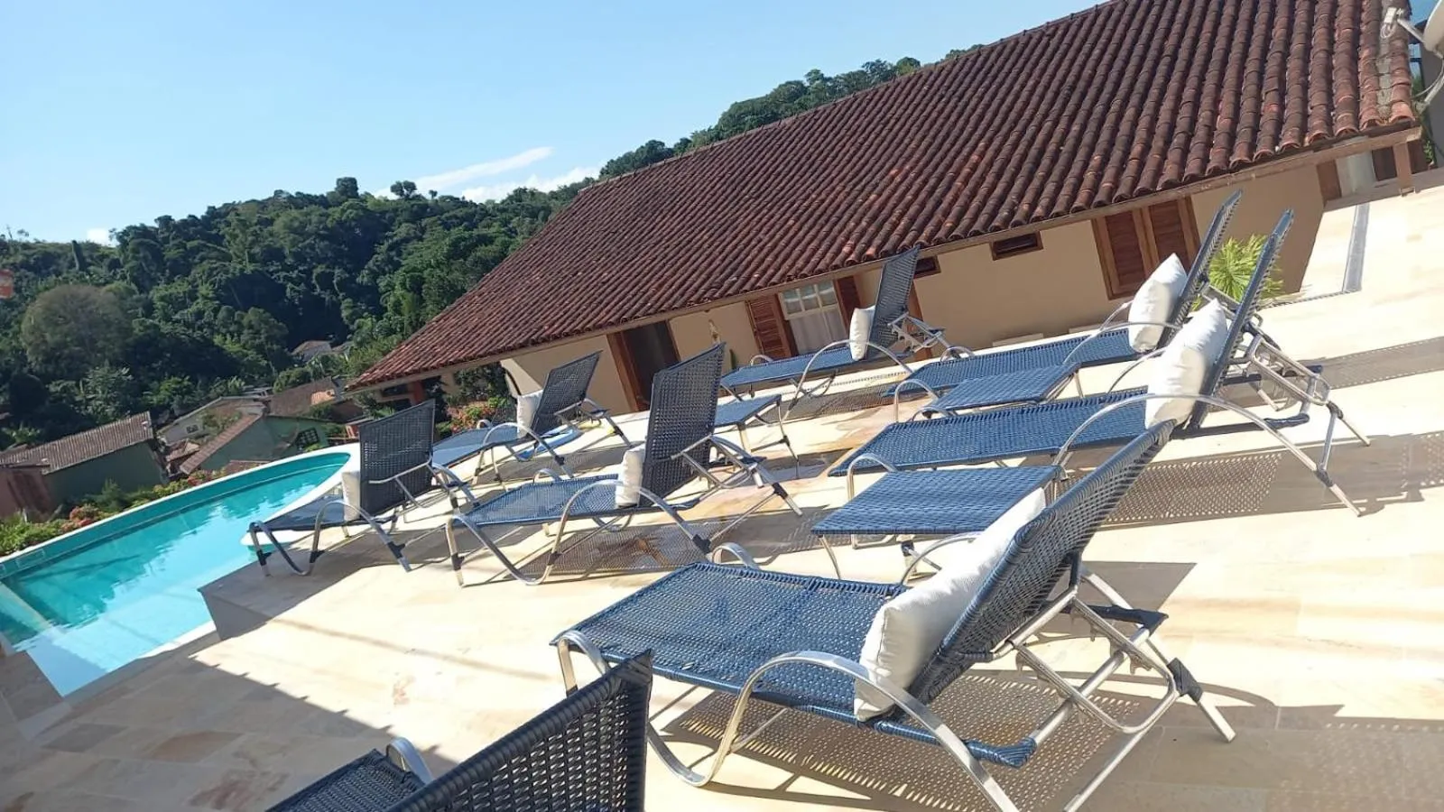 Swimming pool in Pousada dos Navegantes