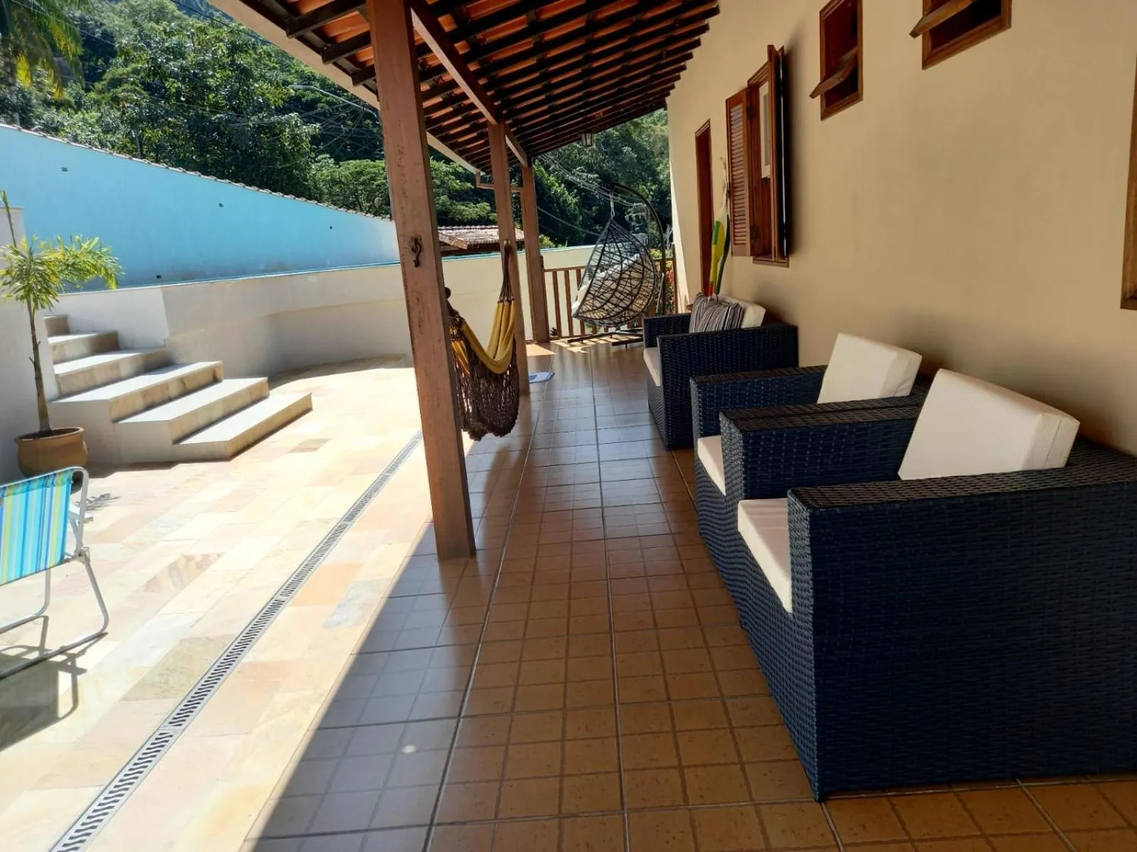 Seating area in Pousada dos Navegantes