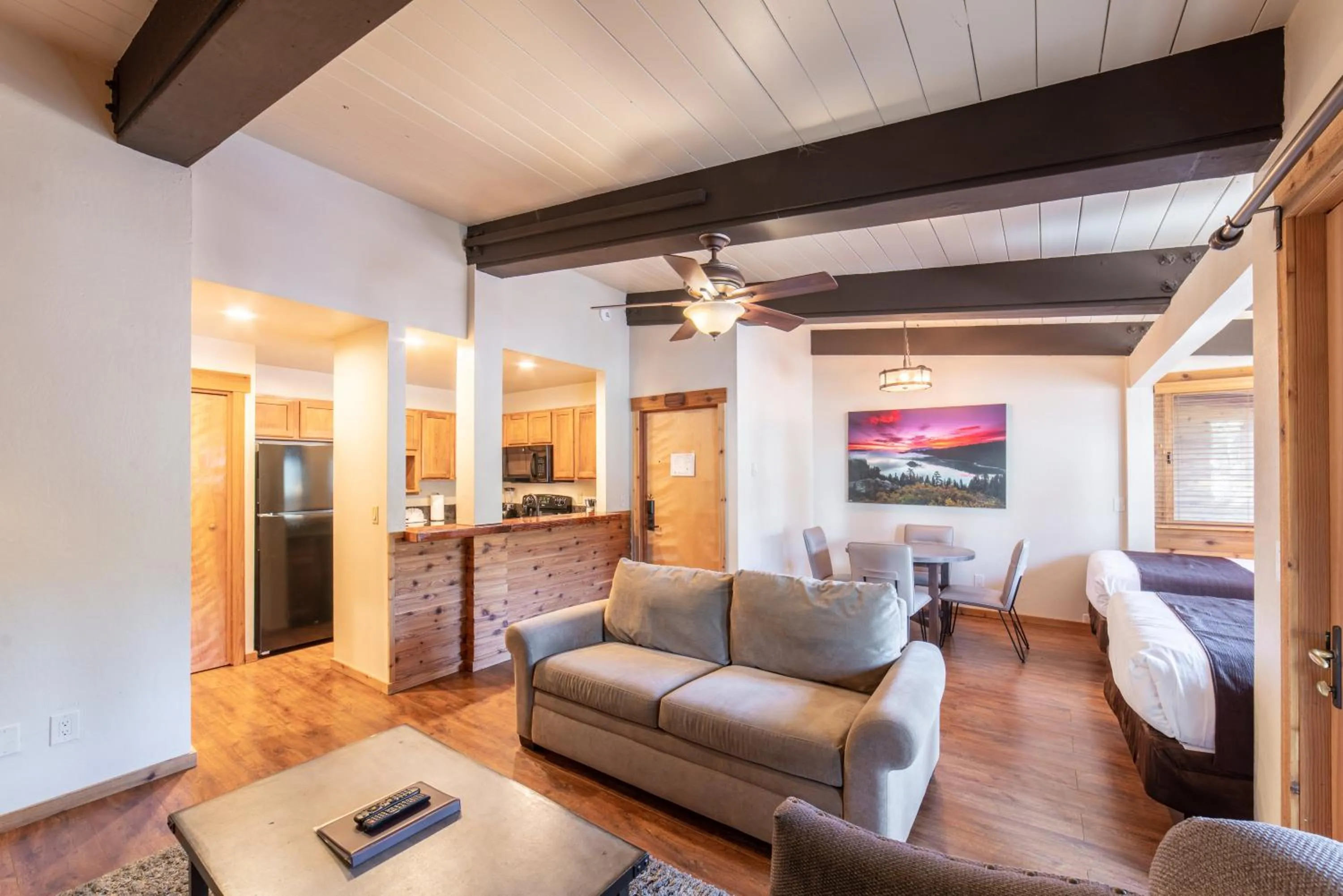 Seating area in Granlibakken Tahoe