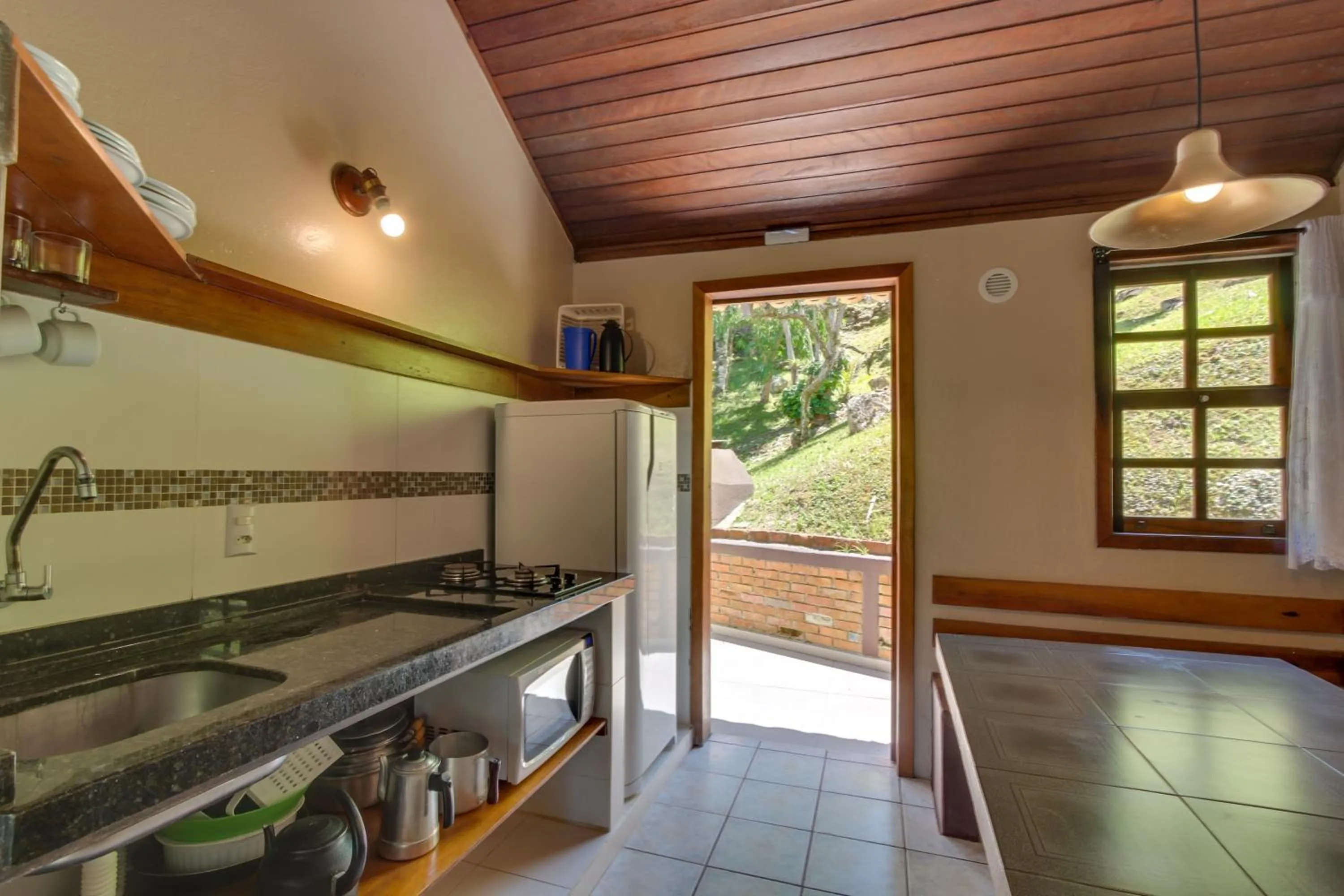 kitchen in Pousada dos Ingleses