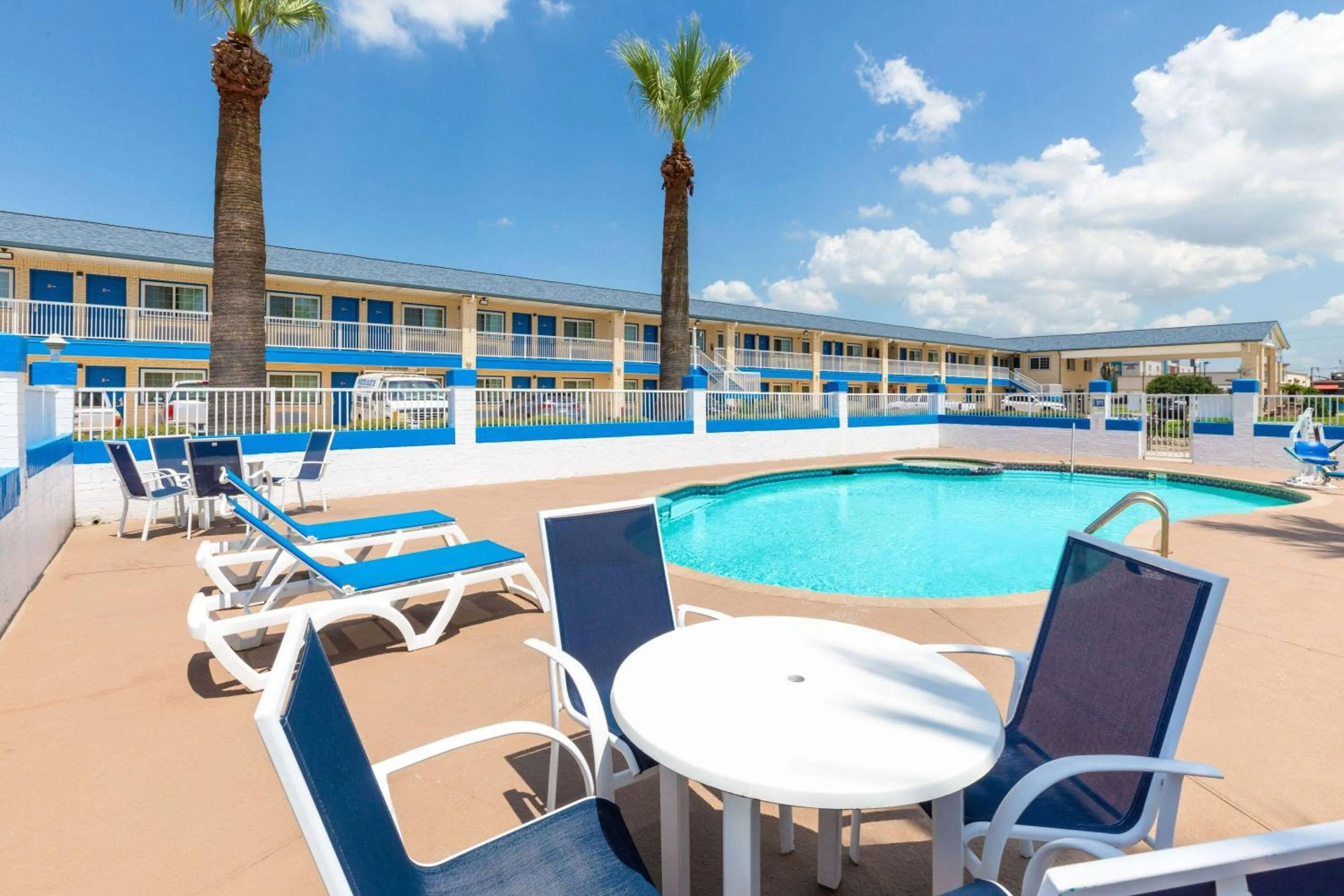 Pool view in Days Inn by Wyndham Baytown TX