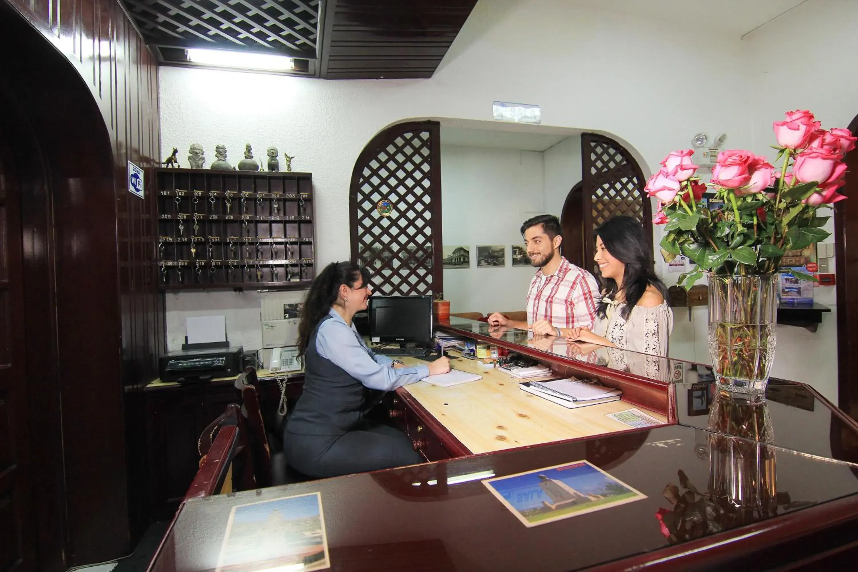 Lobby or reception in Hotel Huasi Continental Lobby or reception in Hotel Huasi Continental