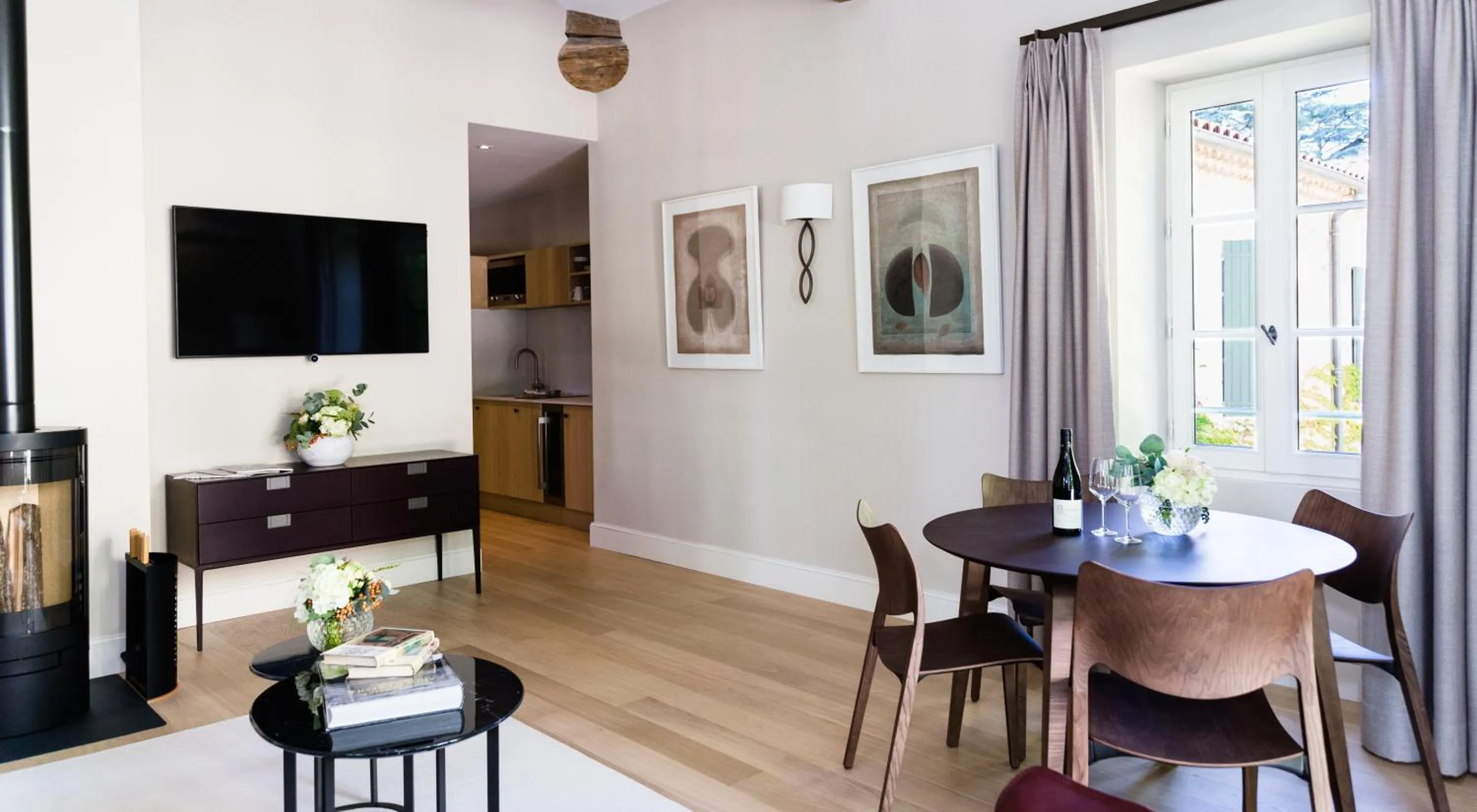 Library in Château de Montcaud