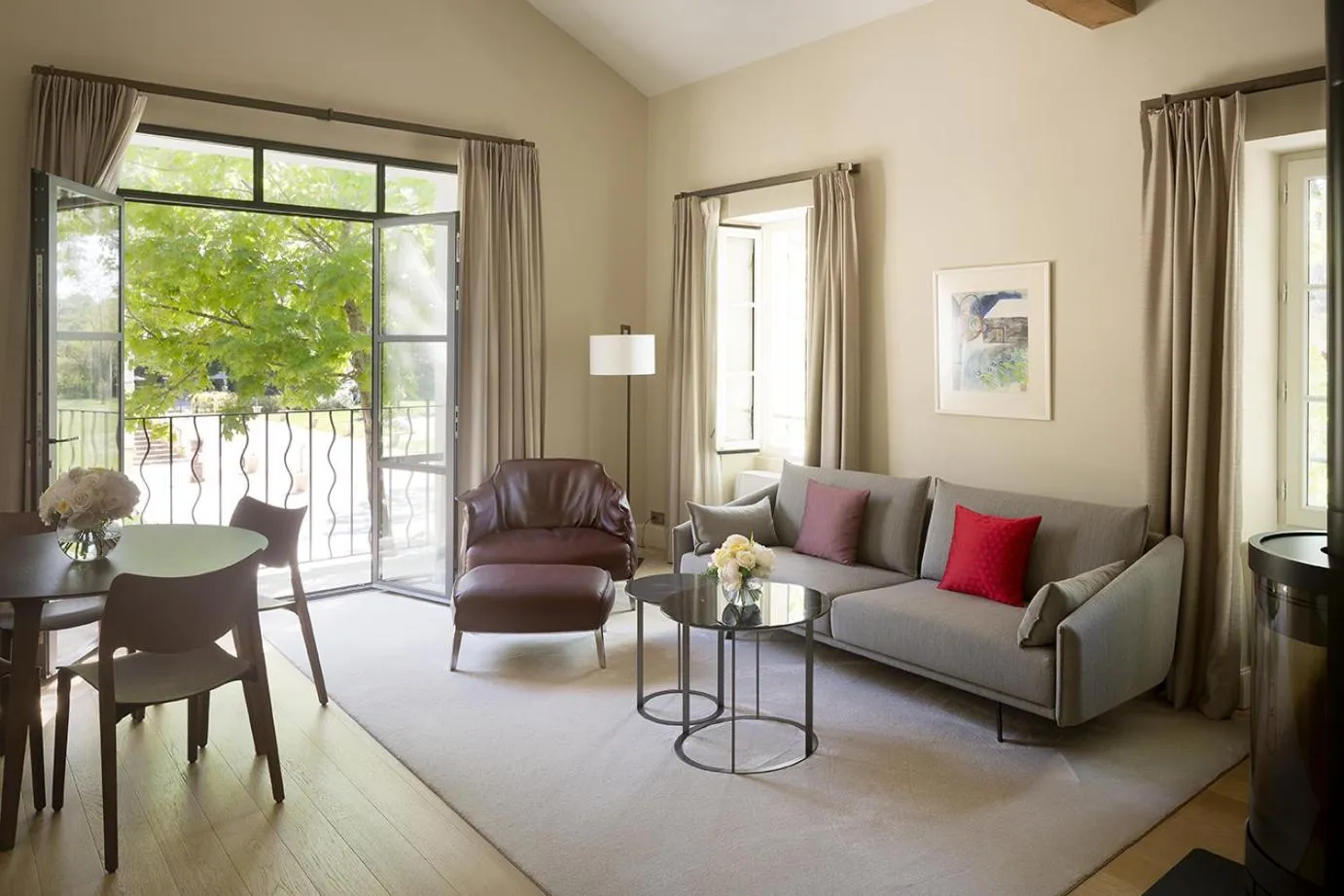 Living room in Château de Montcaud