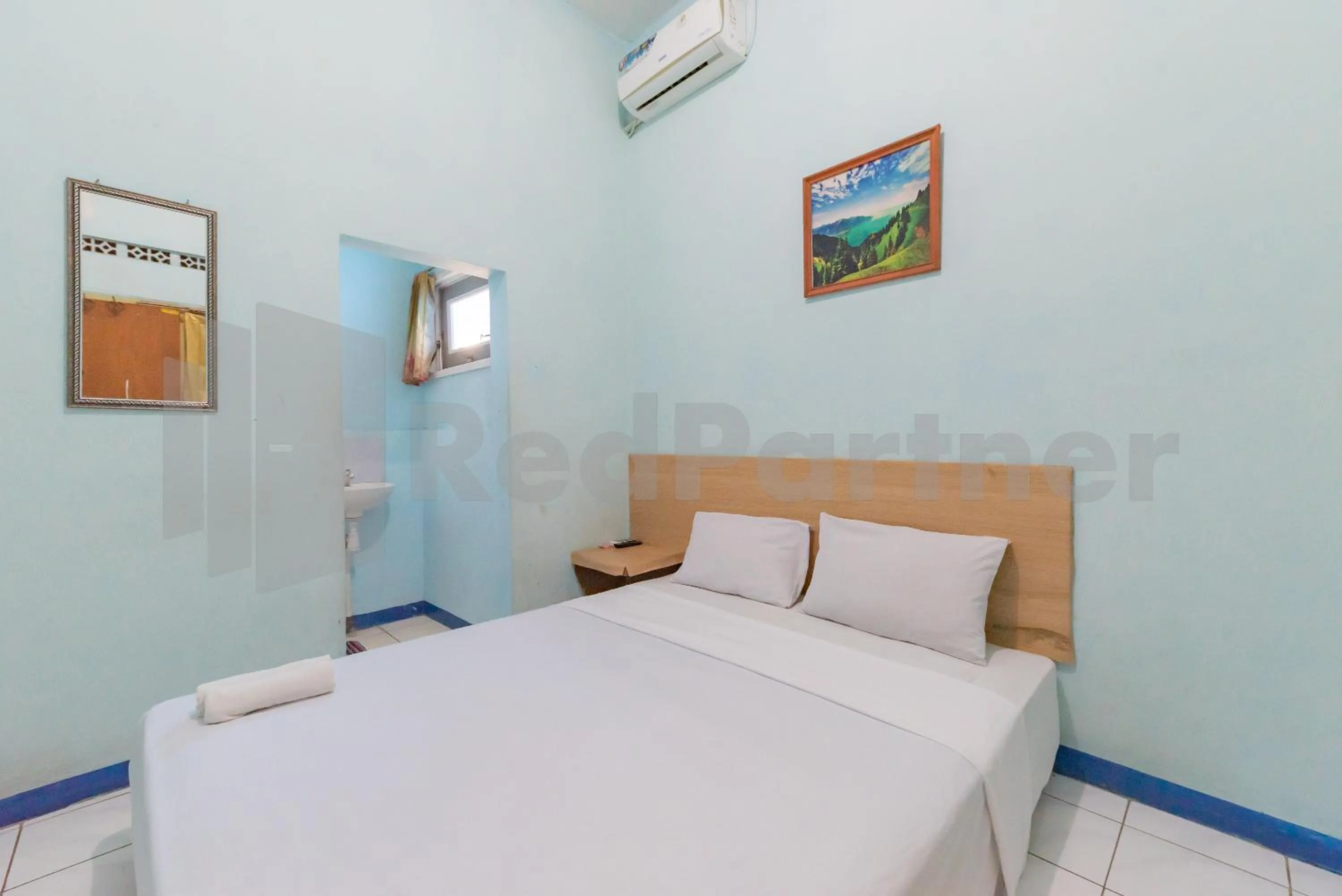 Bedroom, Bed in Grha Blue Sky Syariah RedPartner
