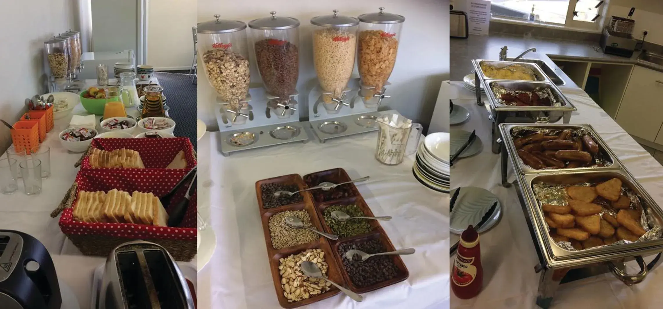 Buffet breakfast in Silver Fern Lodge Buffet breakfast in Silver Fern Lodge