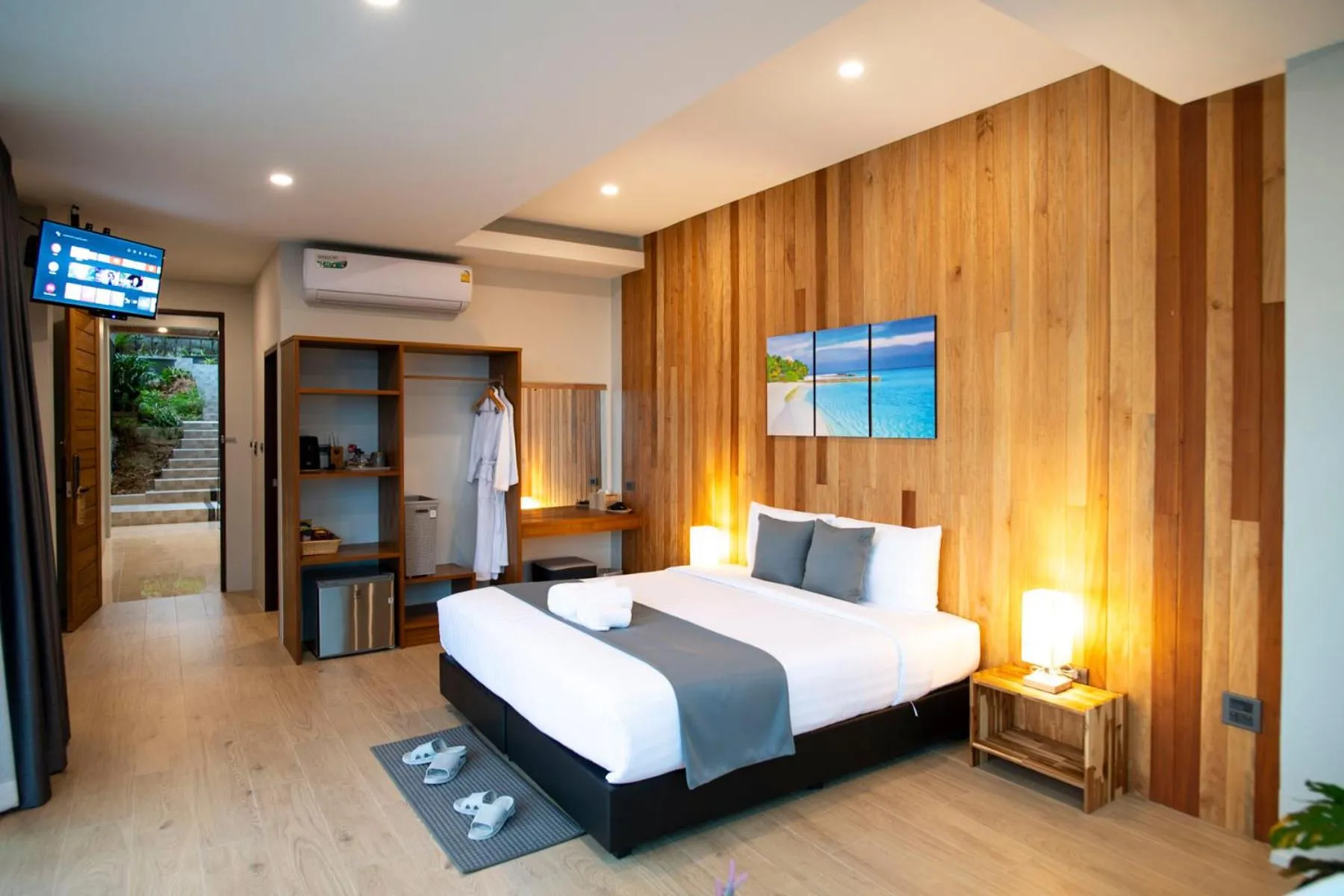 Bed in Ao Luek Panoramic Pool-SHA Plus