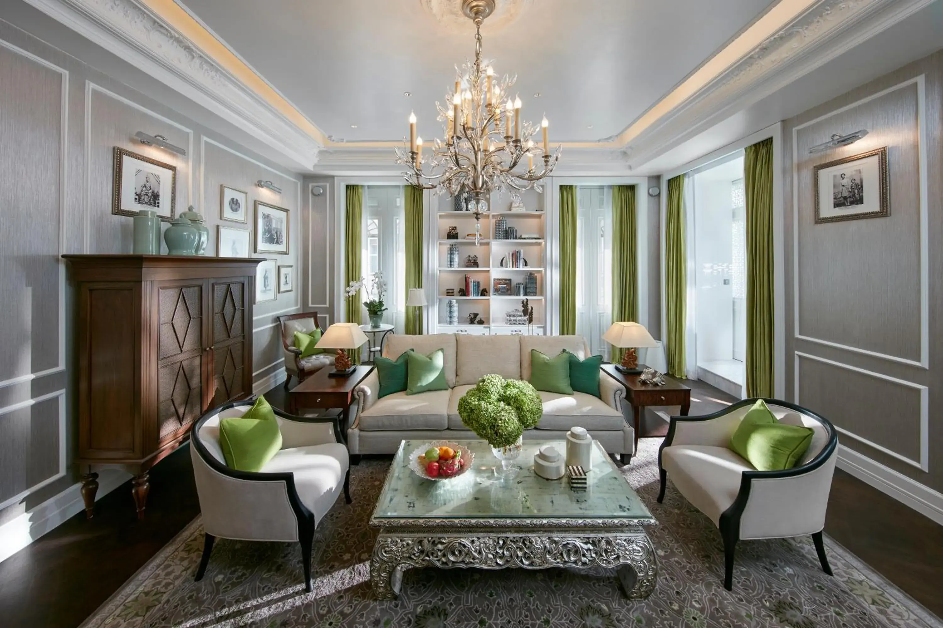 Living room in Mandarin Oriental, Bangkok Living room in Mandarin Oriental, Bangkok