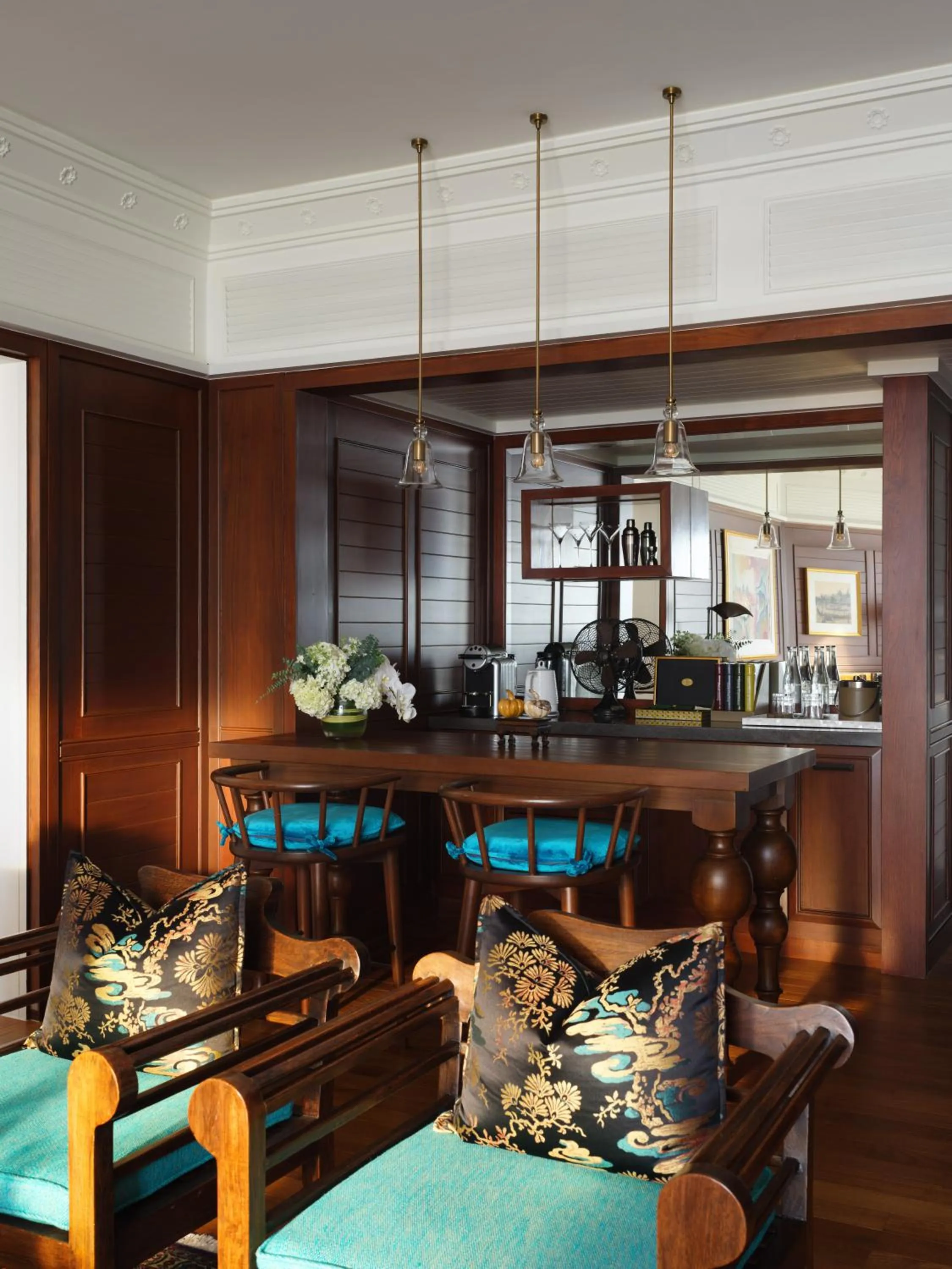 Living room in Mandarin Oriental, Bangkok