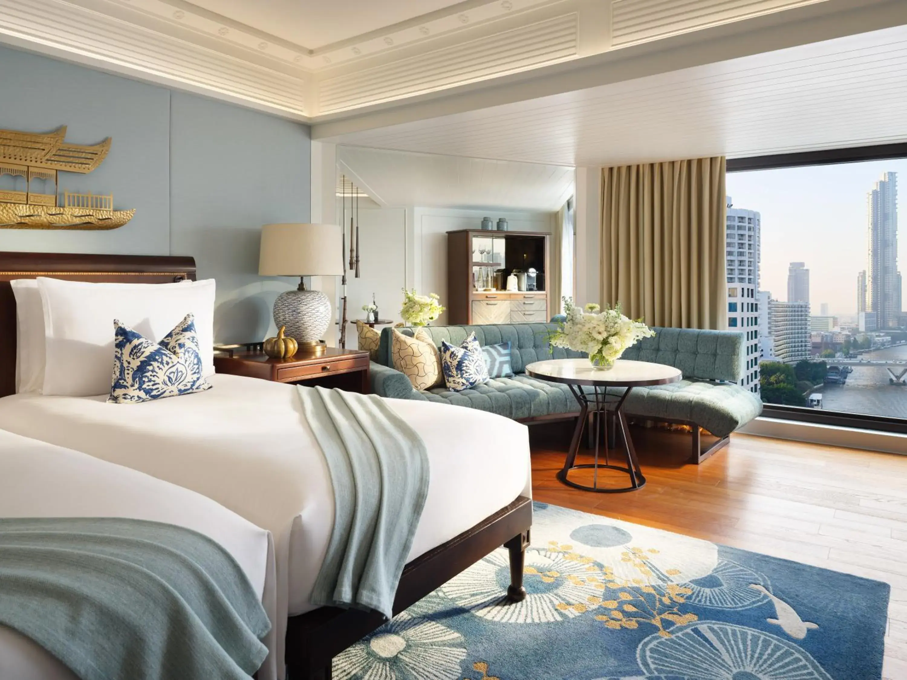 Bedroom, Bed in Mandarin Oriental, Bangkok Bedroom, Bed in Mandarin Oriental, Bangkok