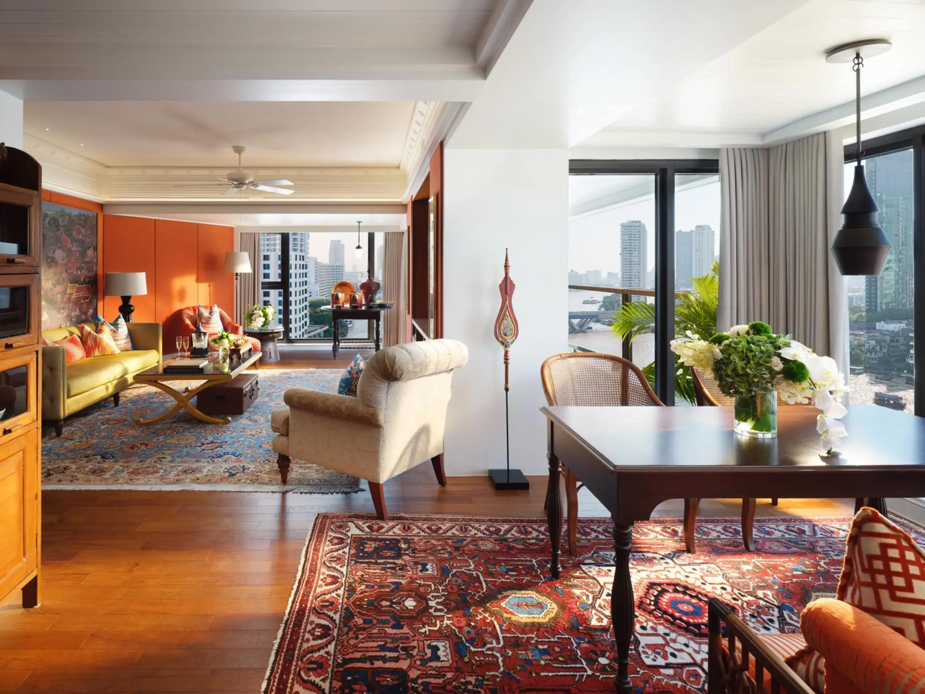 Living room in Mandarin Oriental, Bangkok Living room in Mandarin Oriental, Bangkok