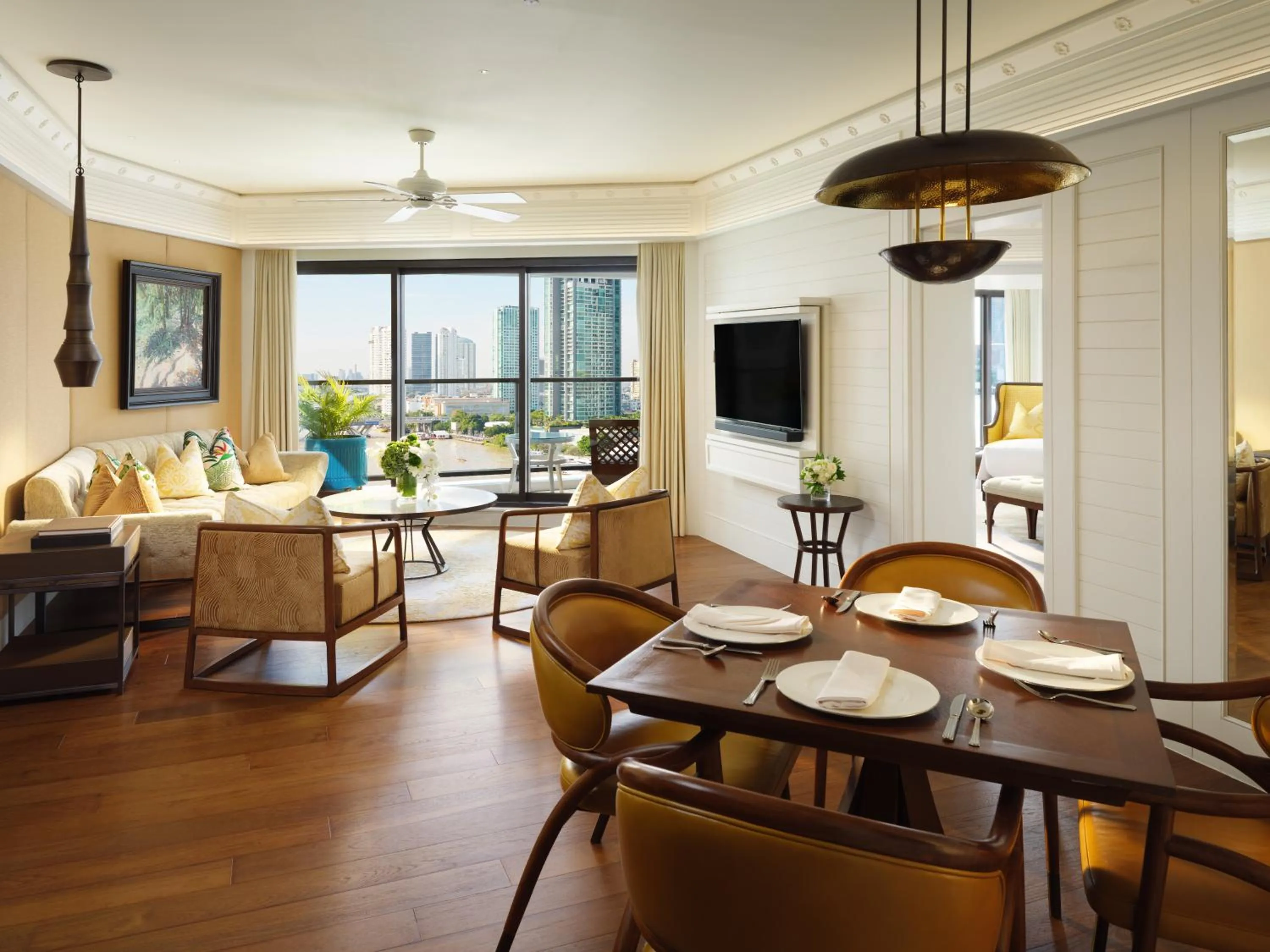Living room in Mandarin Oriental, Bangkok