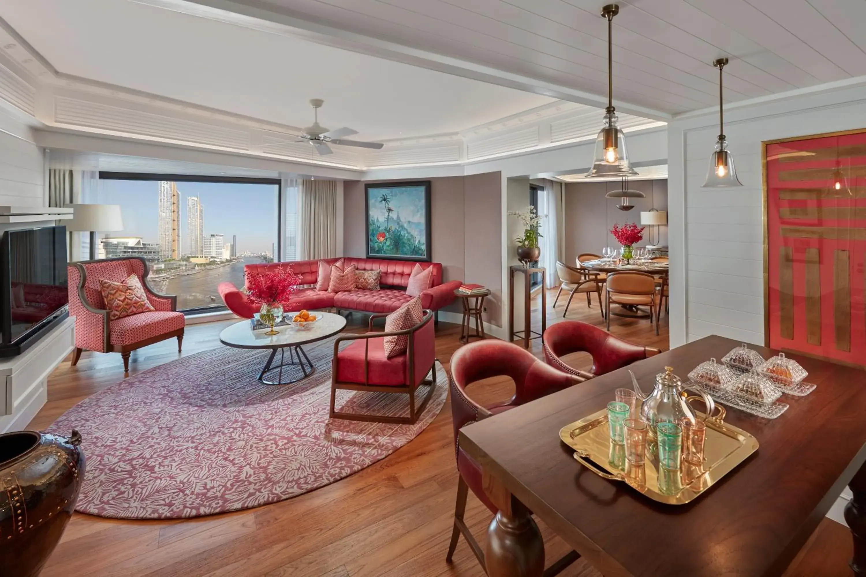 Living room in Mandarin Oriental, Bangkok Living room in Mandarin Oriental, Bangkok