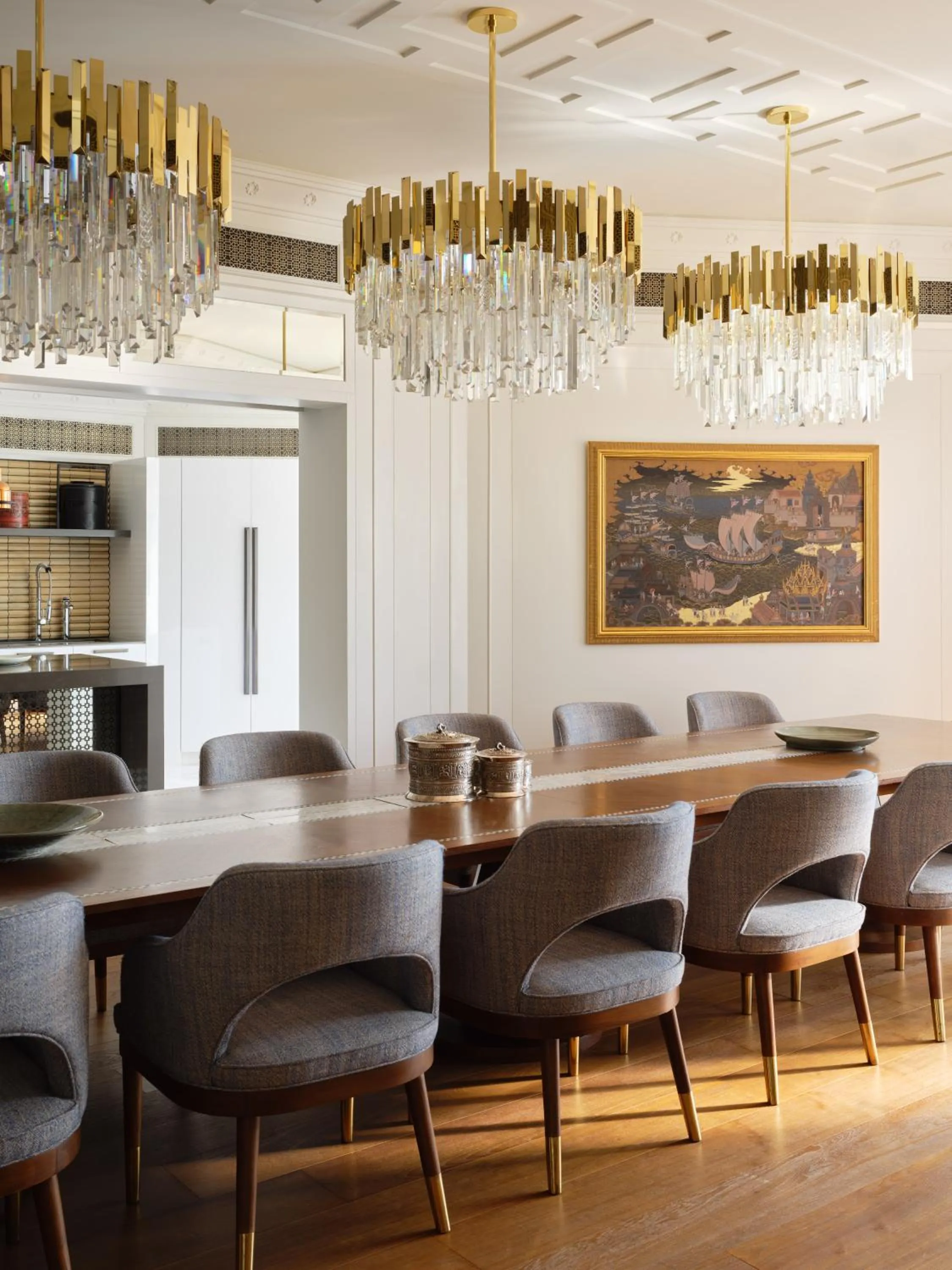 Dining area in Mandarin Oriental, Bangkok