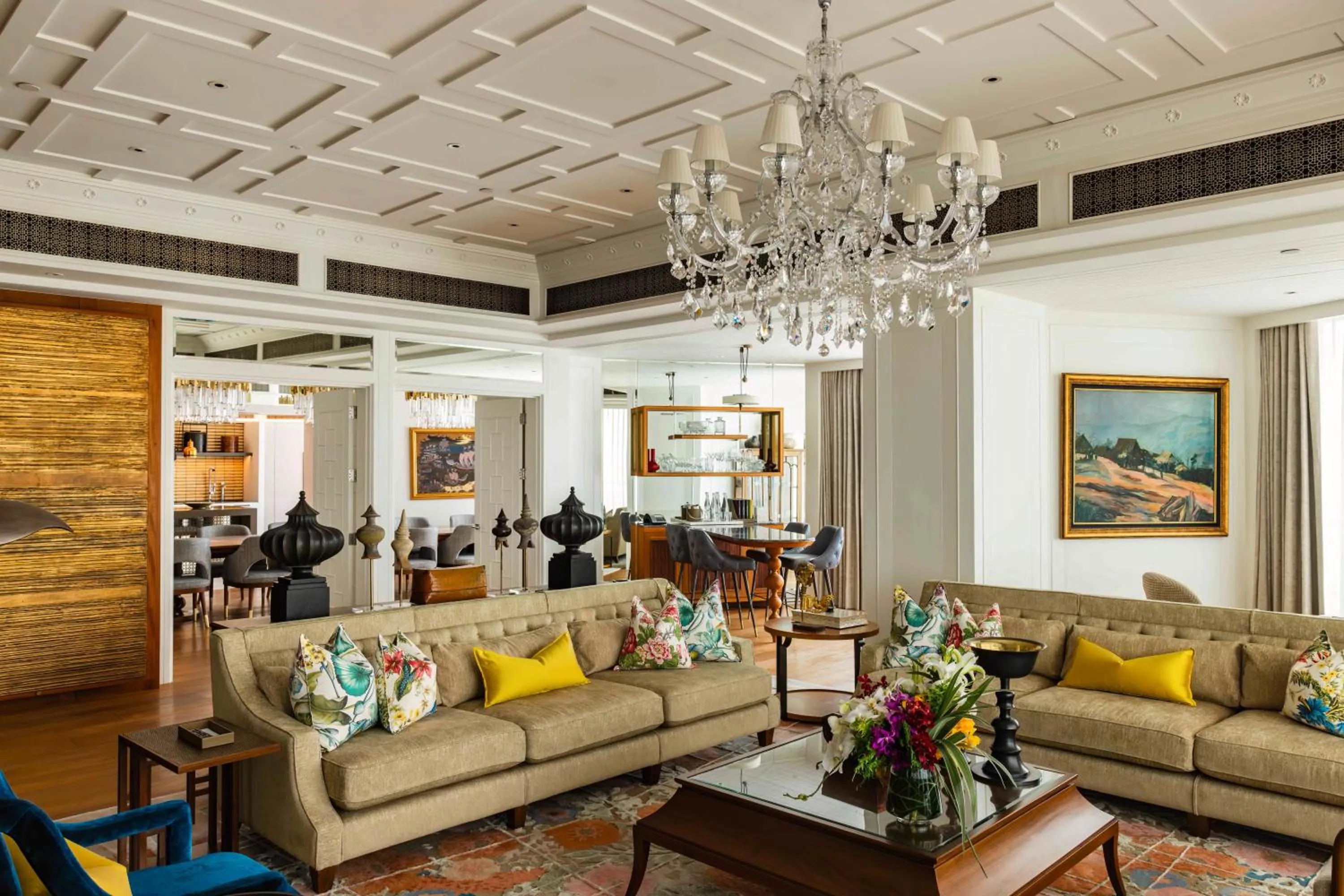 Living room in Mandarin Oriental, Bangkok