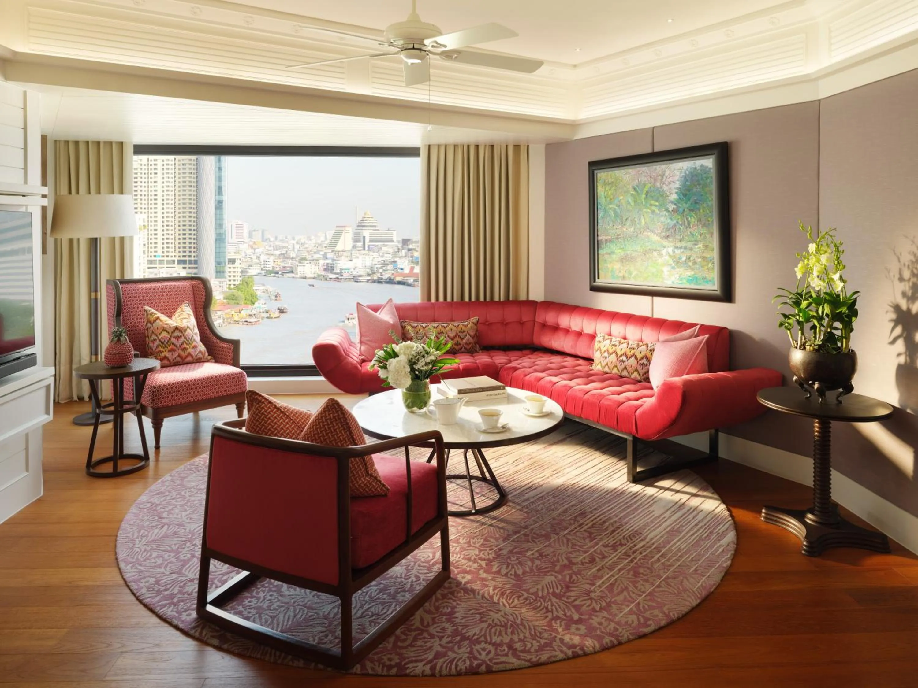 Living room in Mandarin Oriental, Bangkok