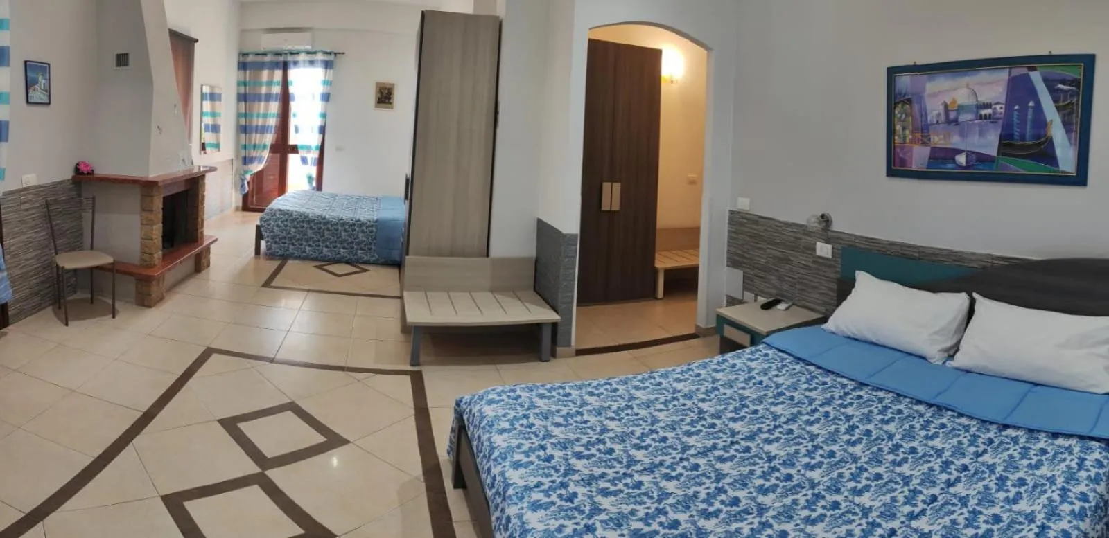 View (from property/room), Bed in B&B AMURI RANNI