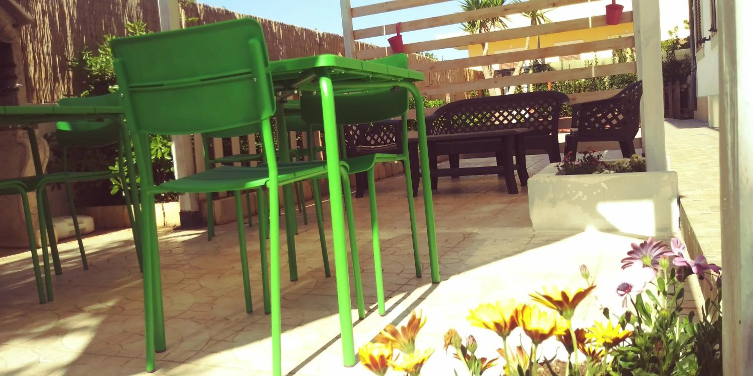 Patio in B&B AMURI RANNI