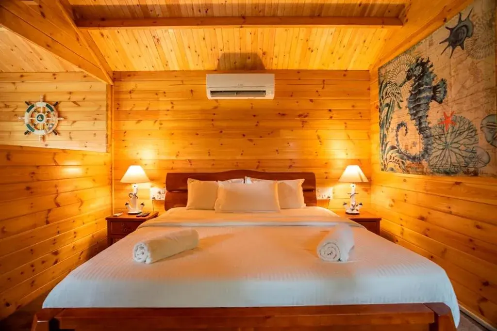 Bed in Montego Bay Beach Village - Morjim Bed in Montego Bay Beach Village - Morjim