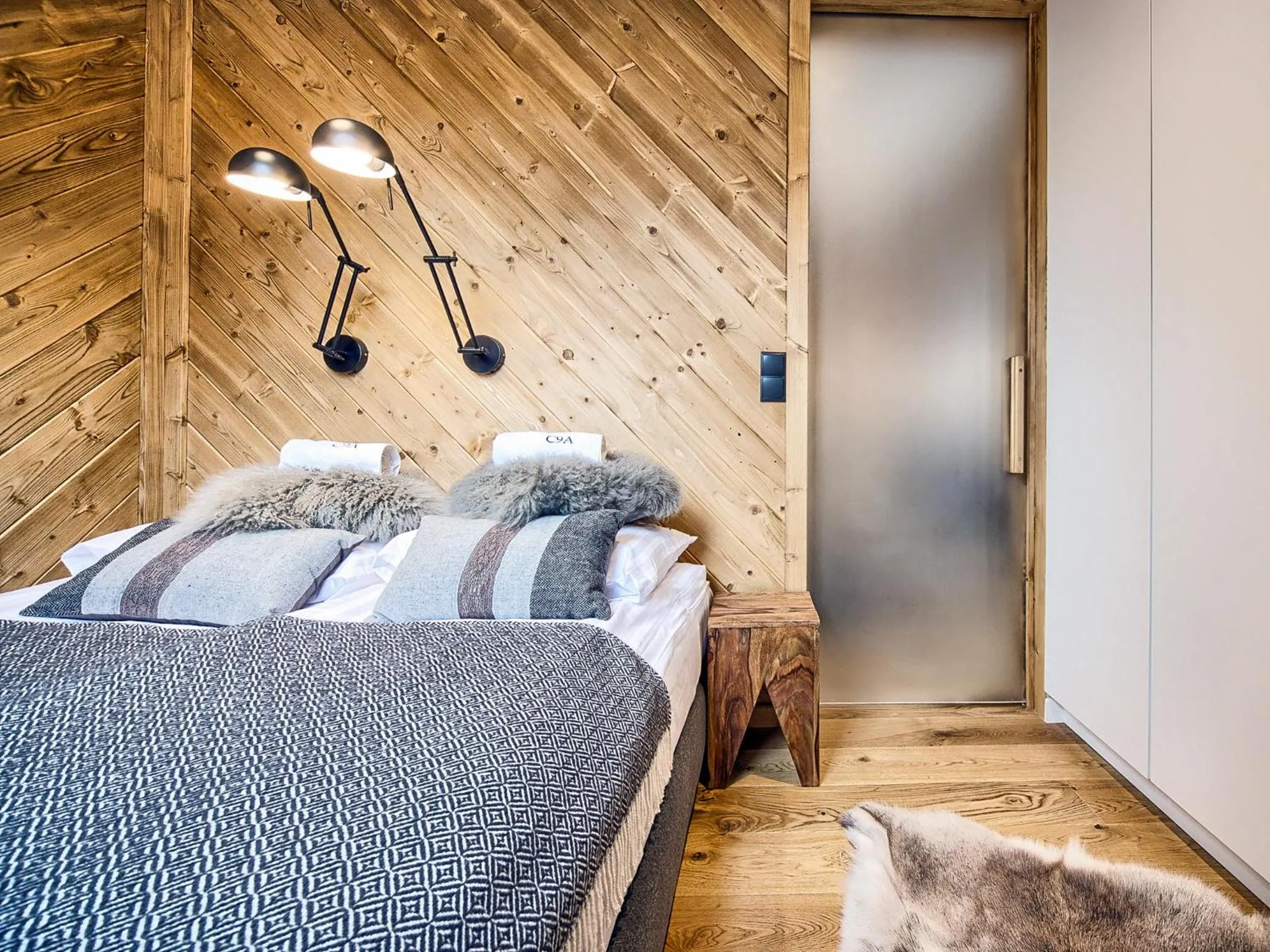 Bed in VisitZakopane - Tatra Ski Apartment