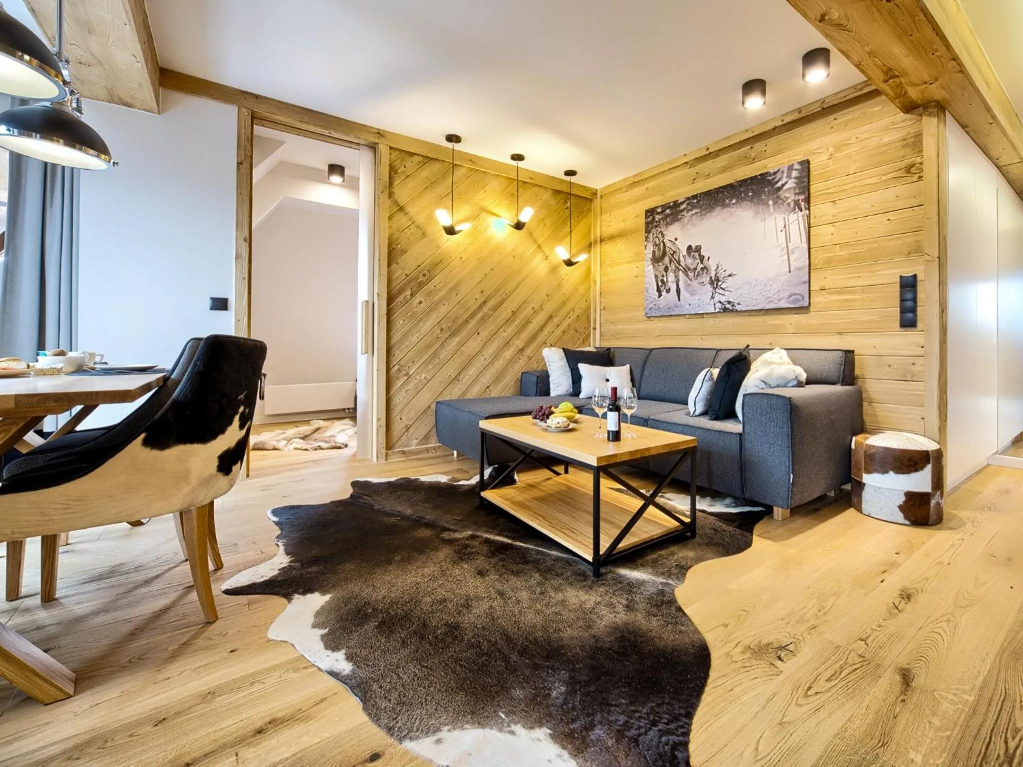 Living room in VisitZakopane - Tatra Ski Apartment
