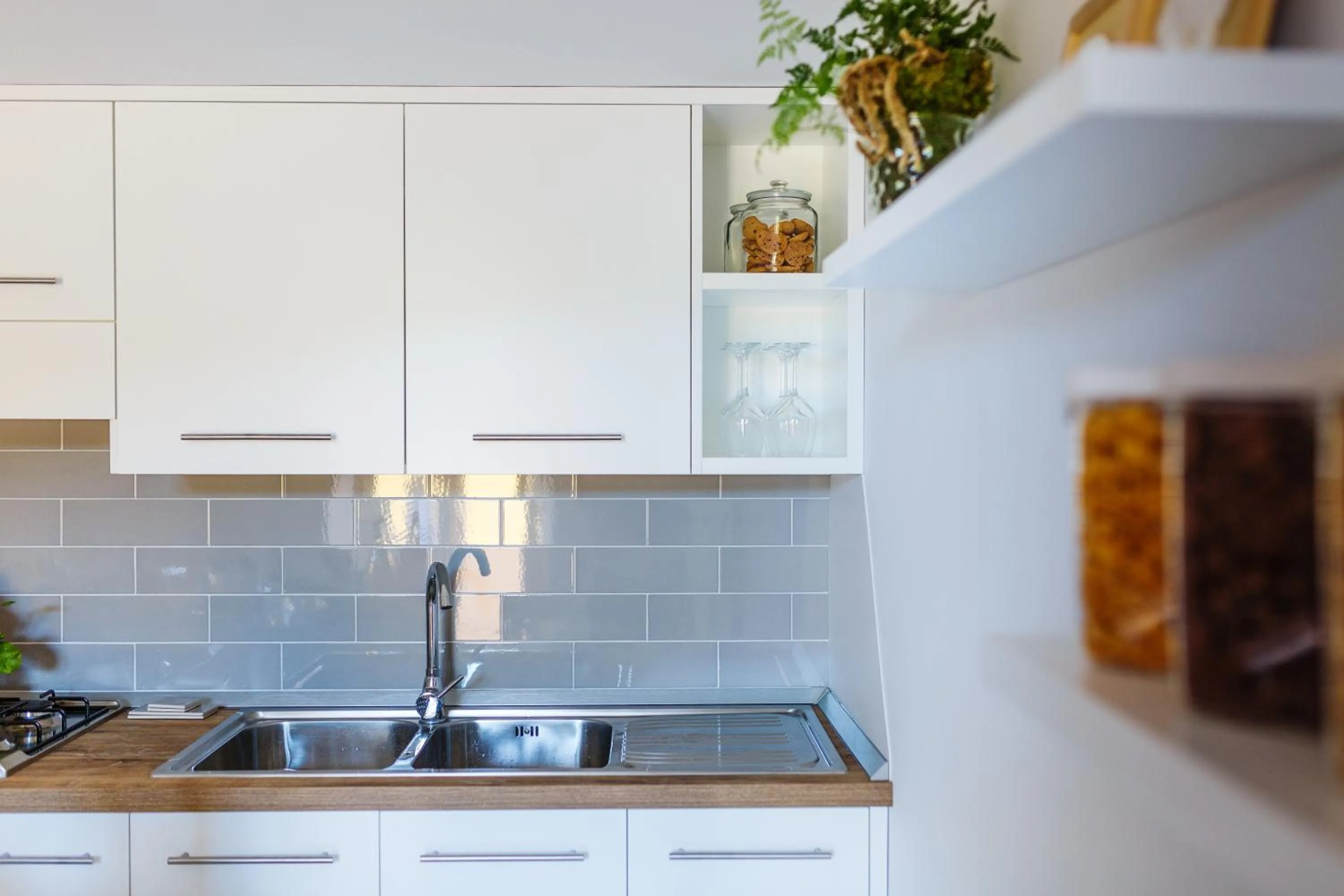 Kitchen or kitchenette in Casa Assunta B&B