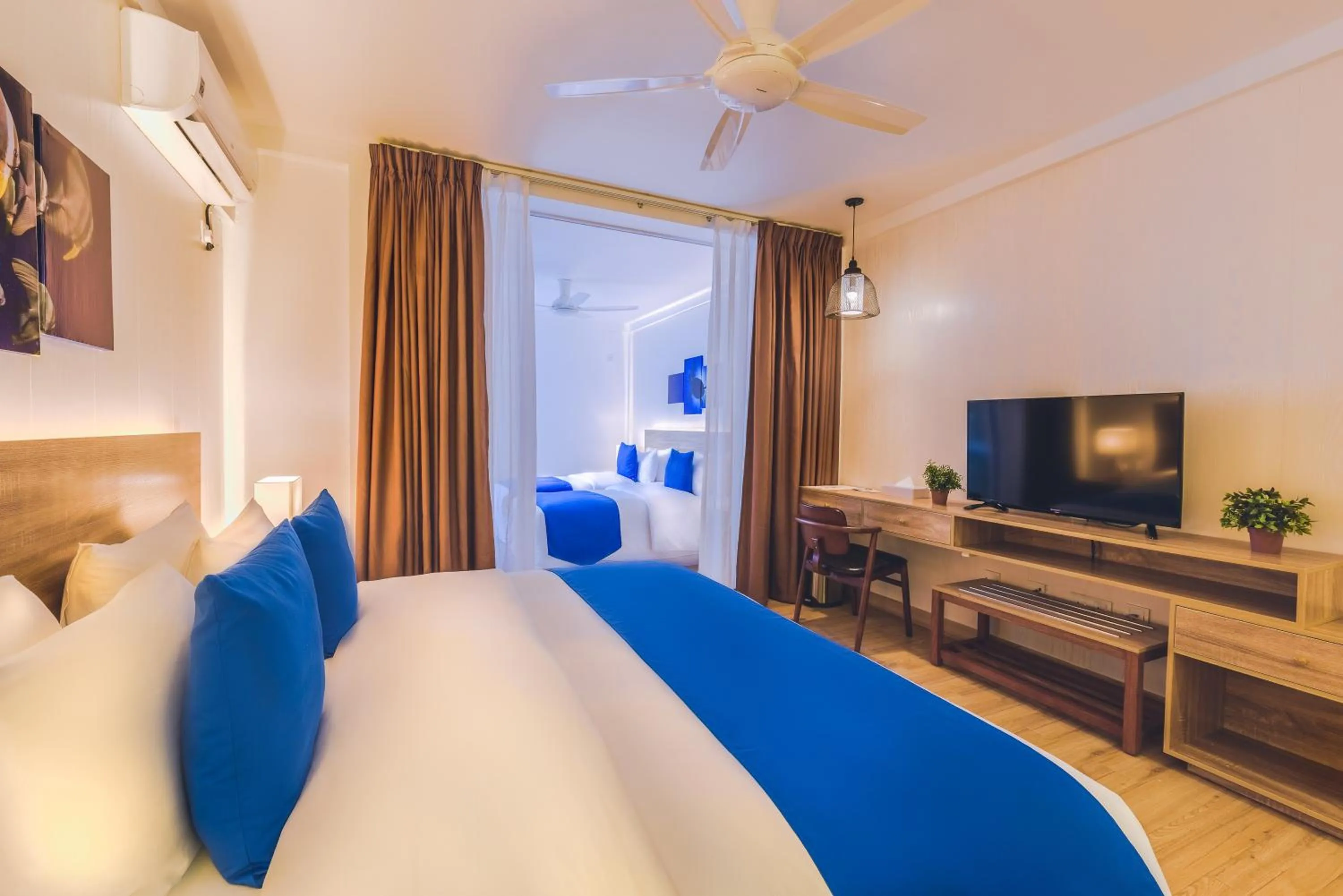 Bedroom, Bed in Dhiguveli Maldives