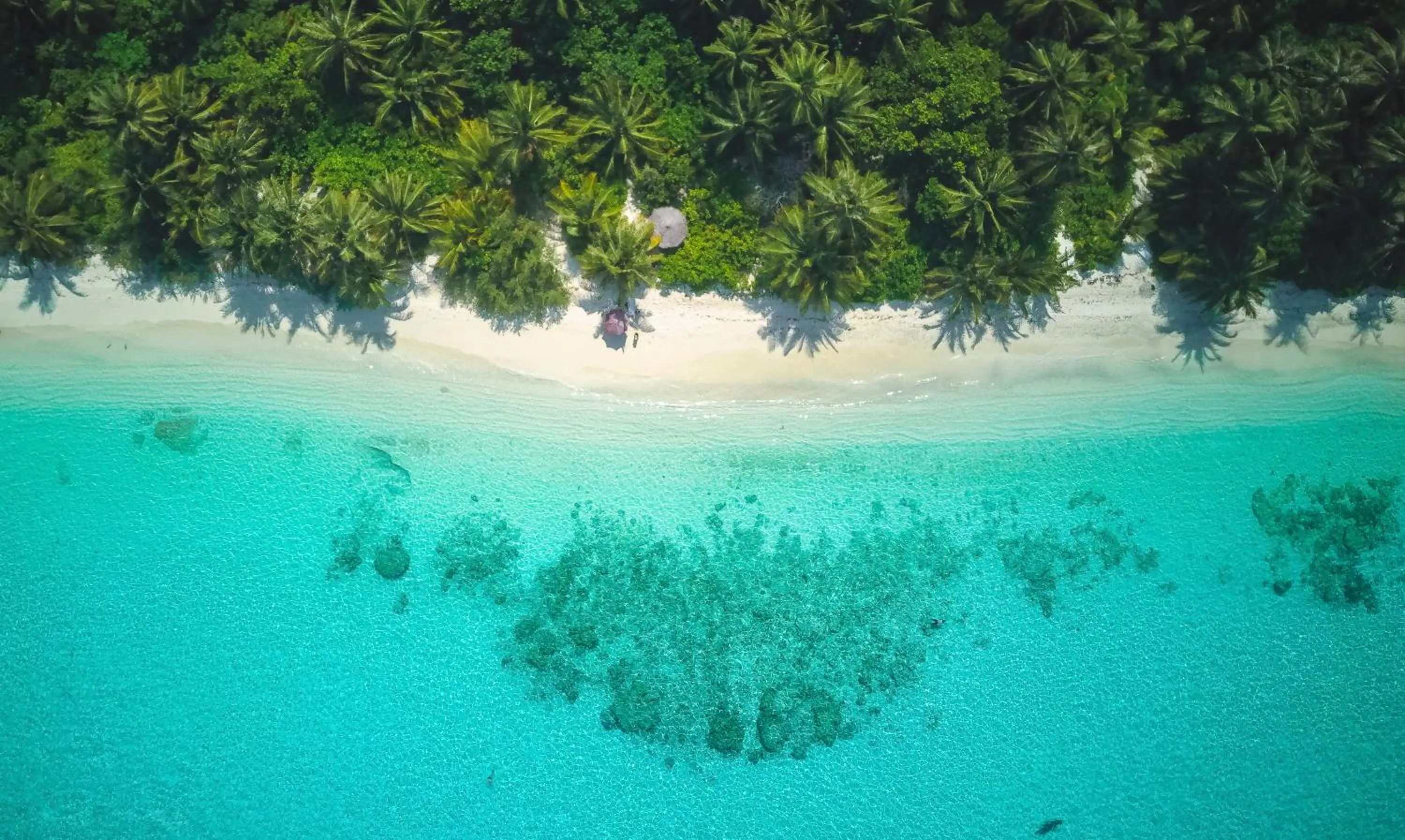 Natural landscape in Dhiguveli Maldives
