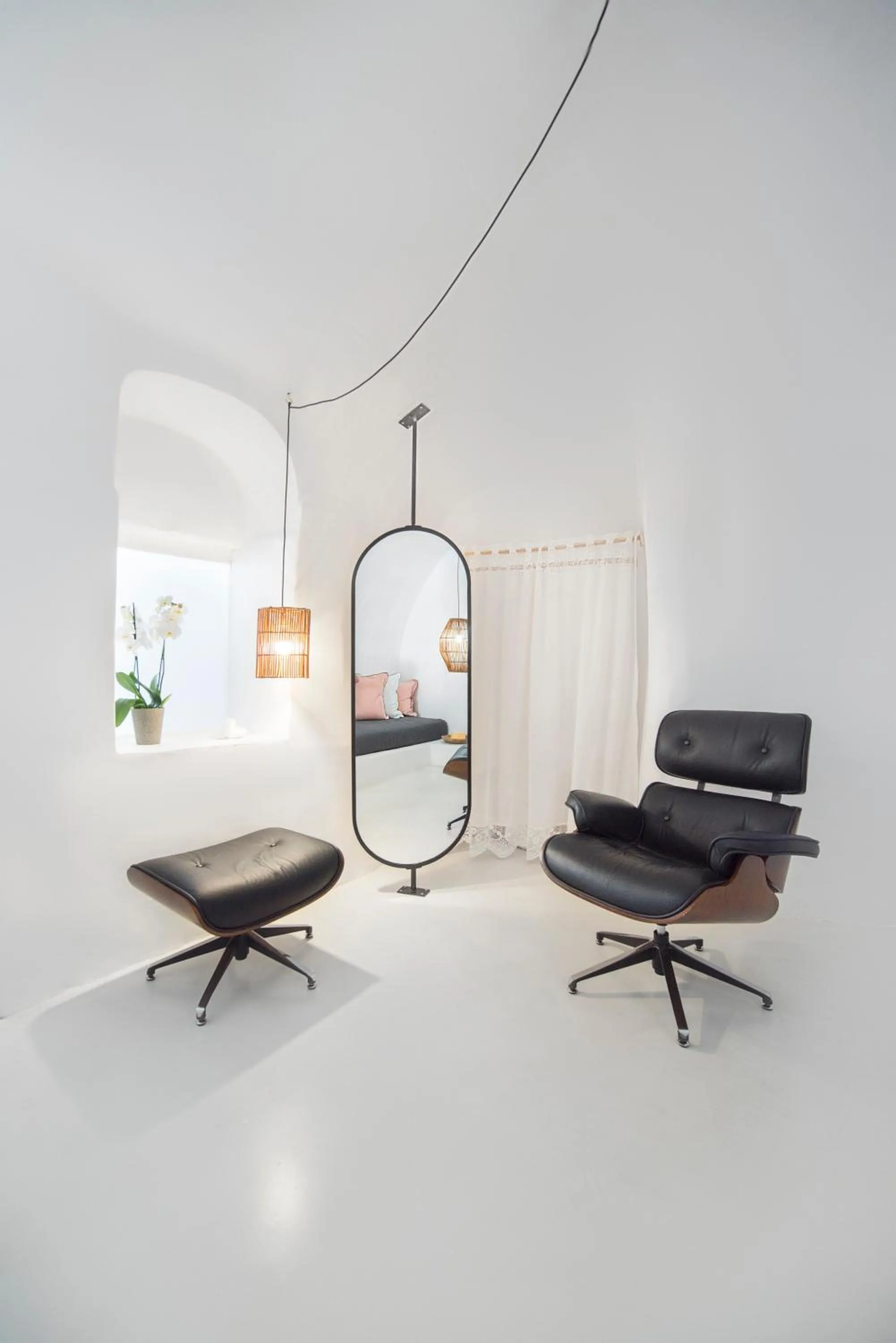 Seating area in Sophia Oia View