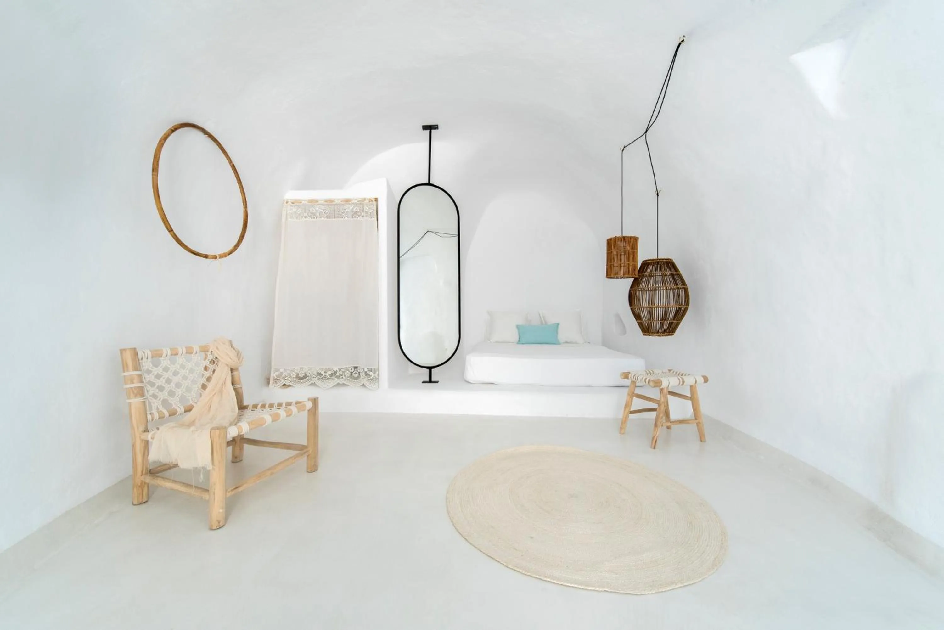 Bed in Sophia Oia View