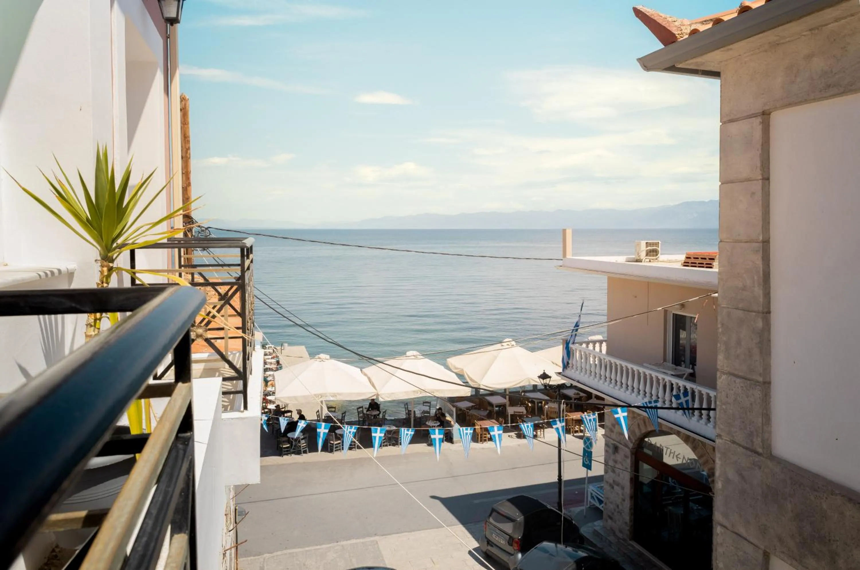 Patio in Hotel Diana